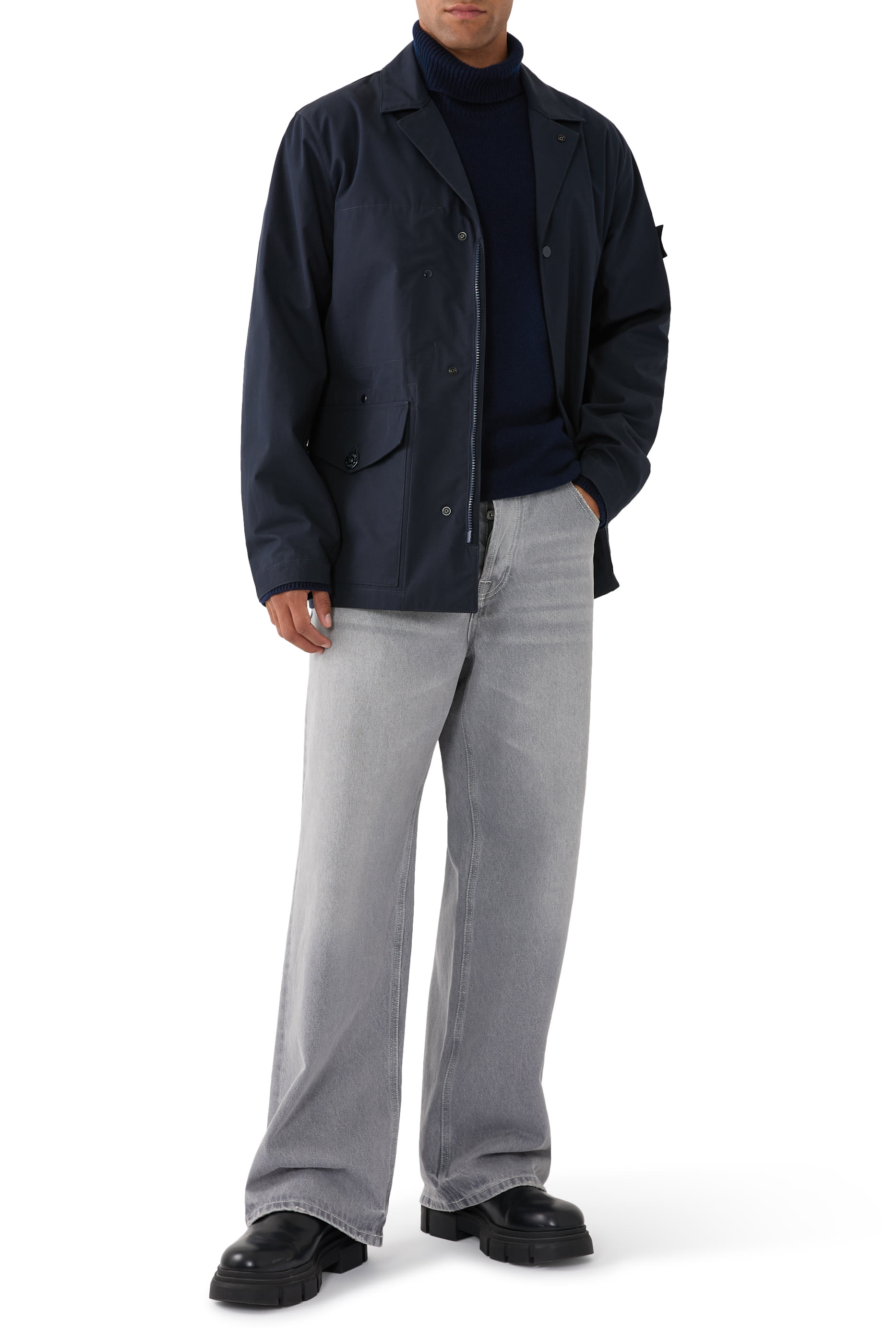 بليزر مقاوم للعوامل الجوية قطن وقماش قنب