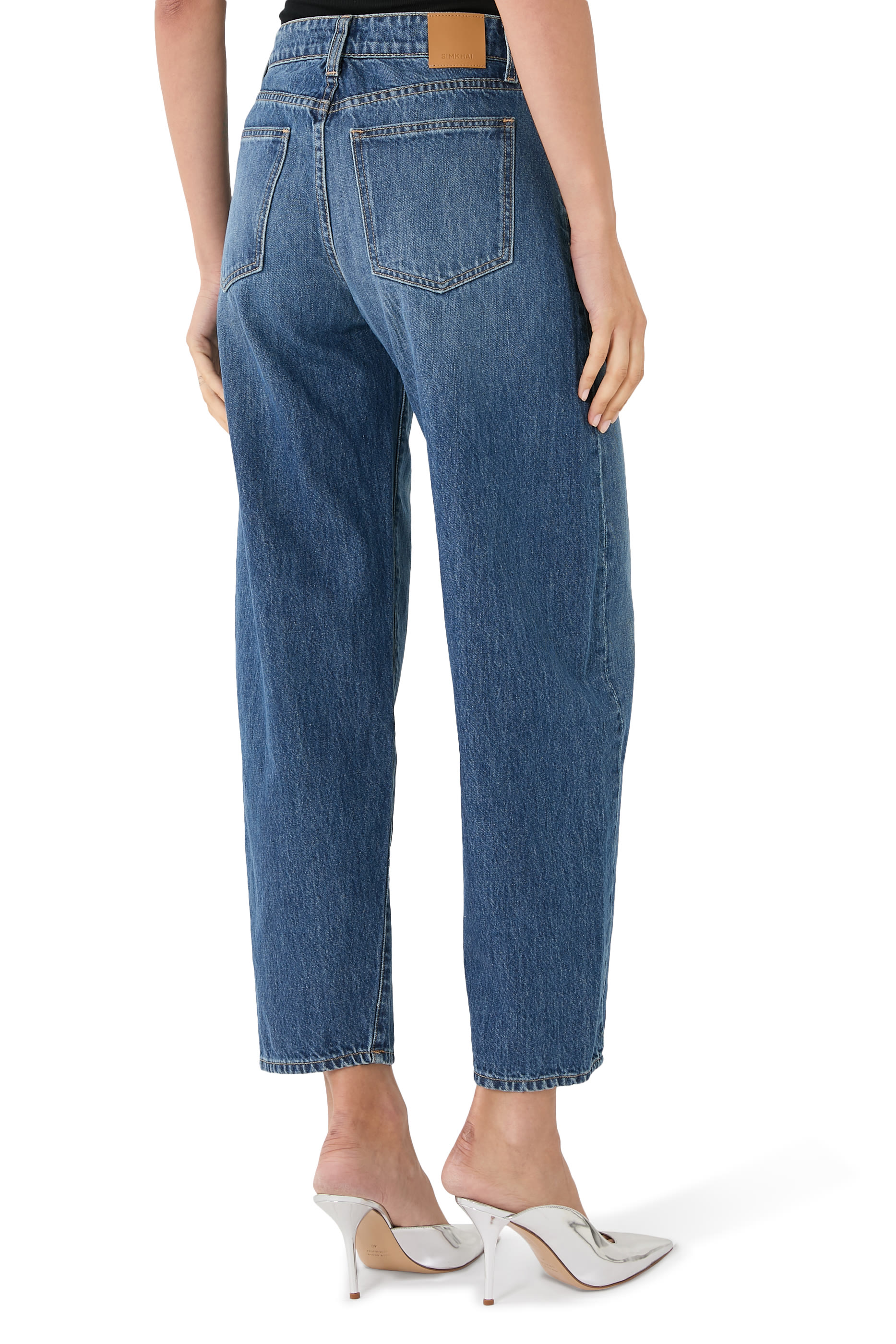 بنطال بلايز بقصة ساق مقوسة