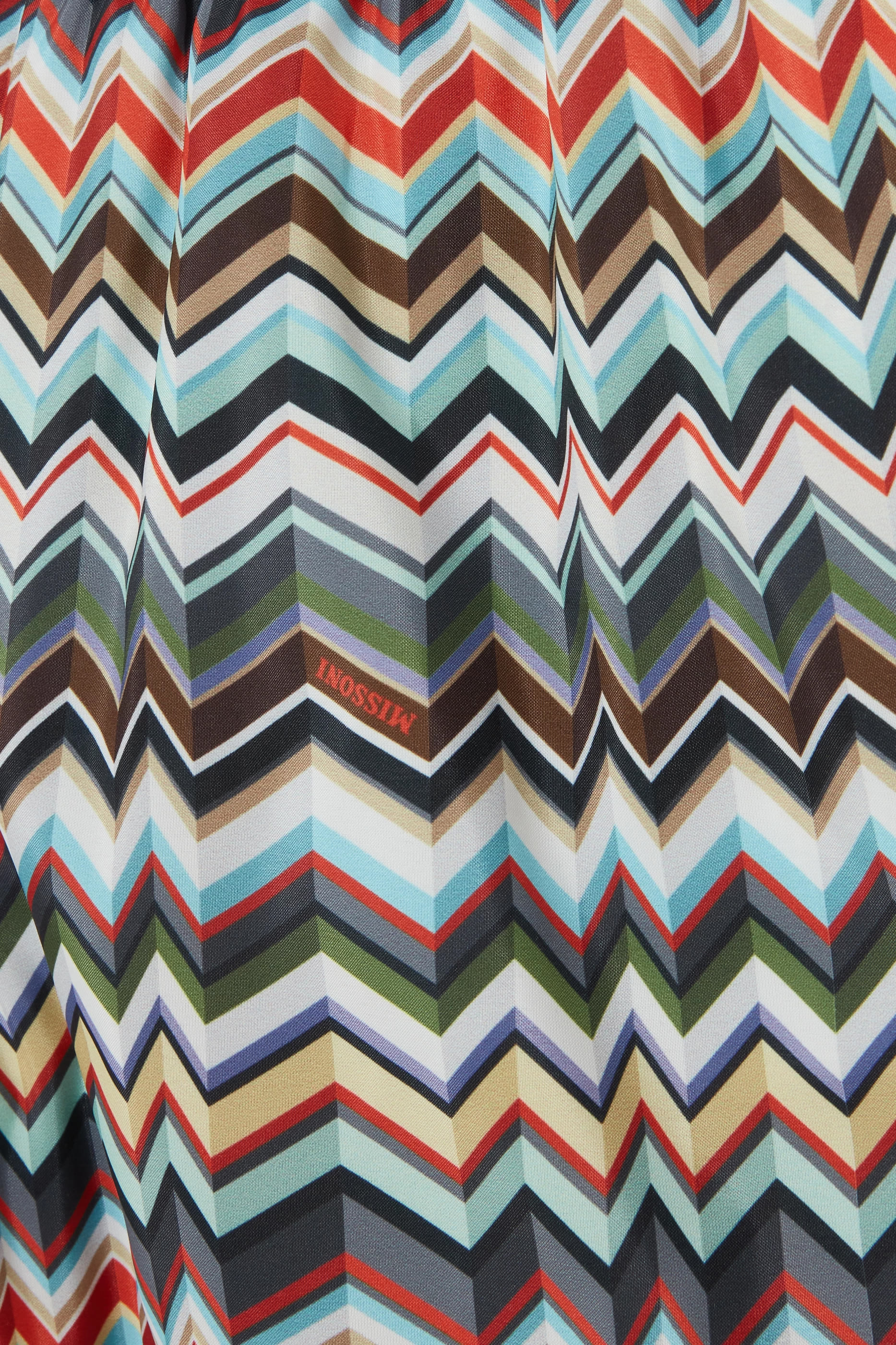 شورت سباحة بنقشة خطوط متعرجة للأطفال