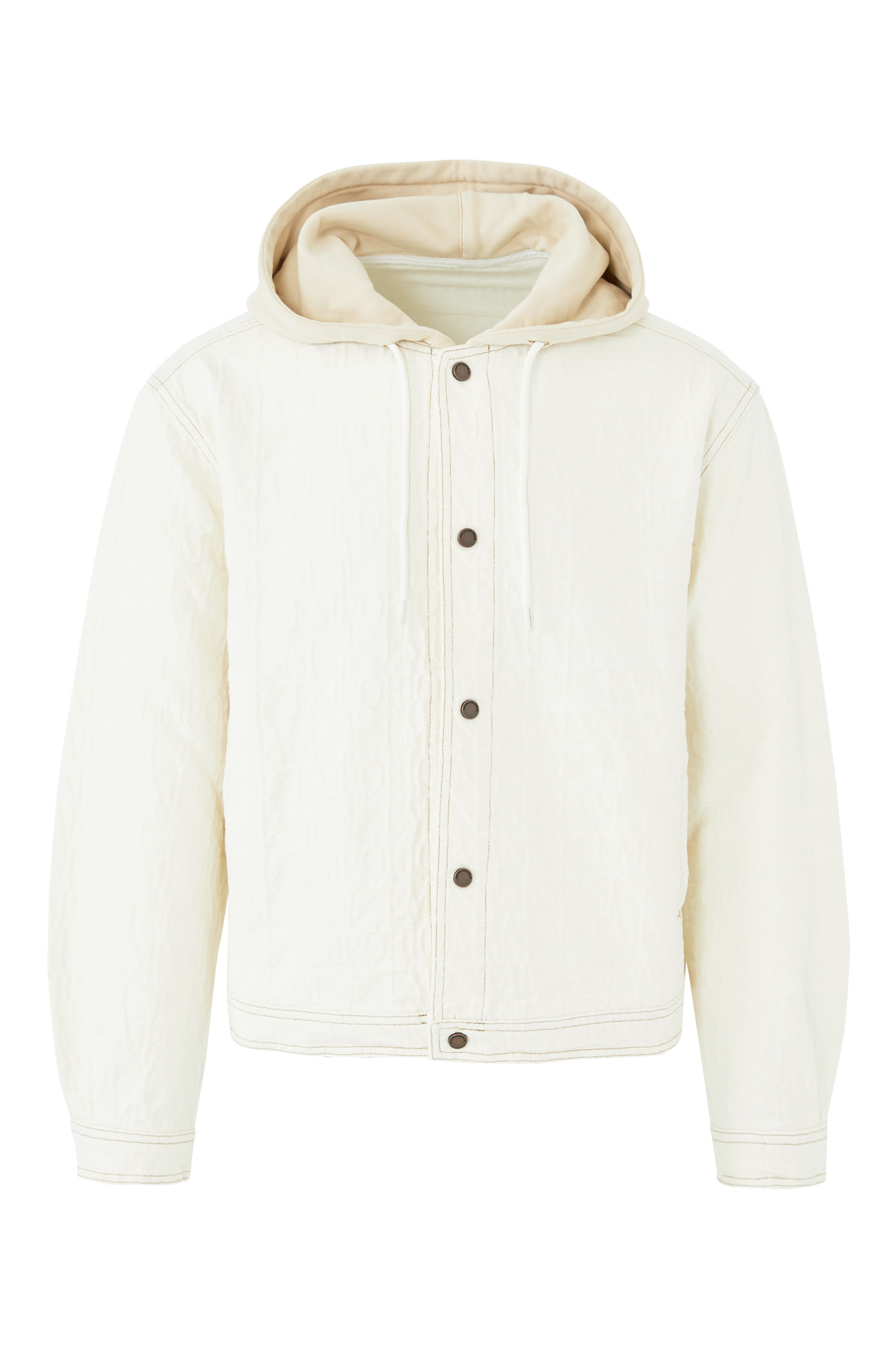 جاكيت دنيم بغطاء رأس