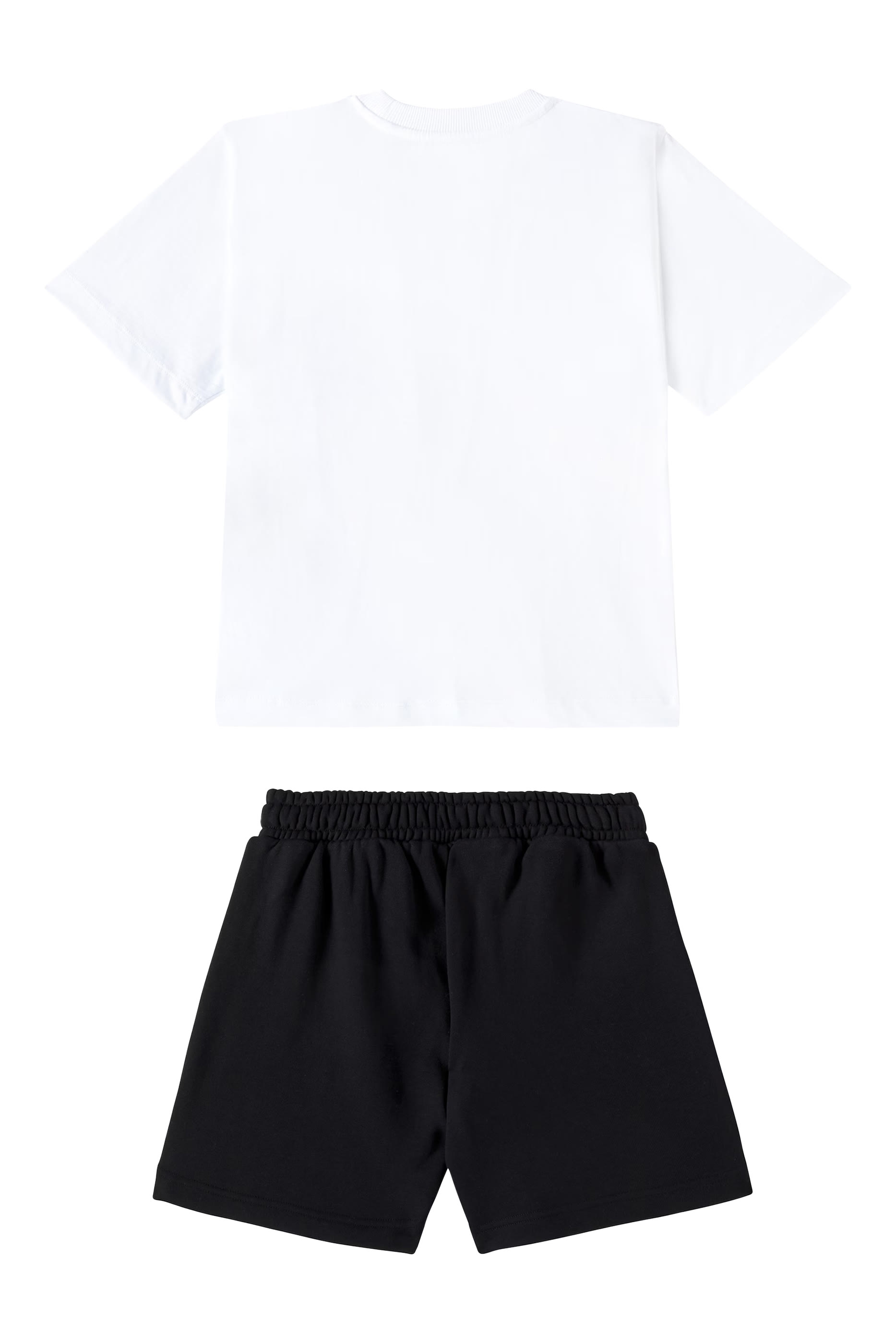 طقم تيشيرت وشورت قطن للأطفال