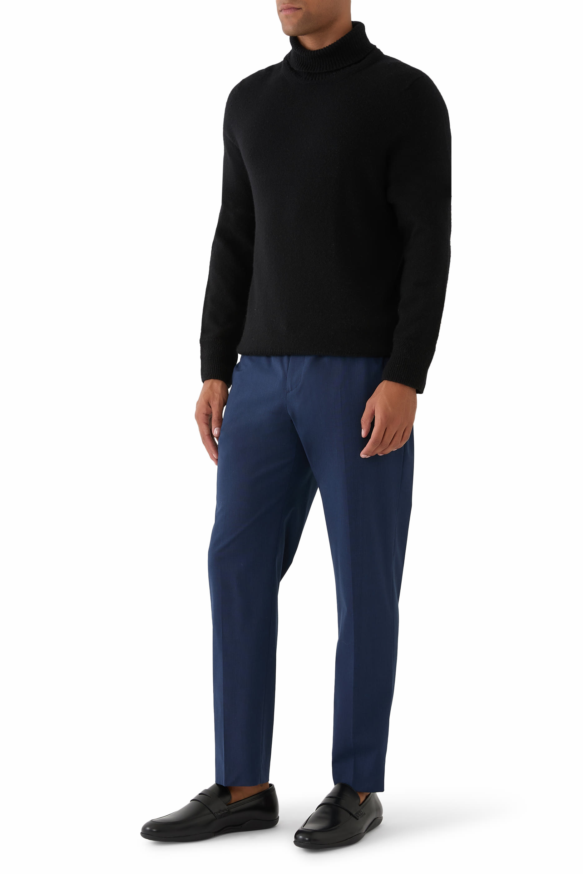 حذاء داونينغ أف جلد ناعم