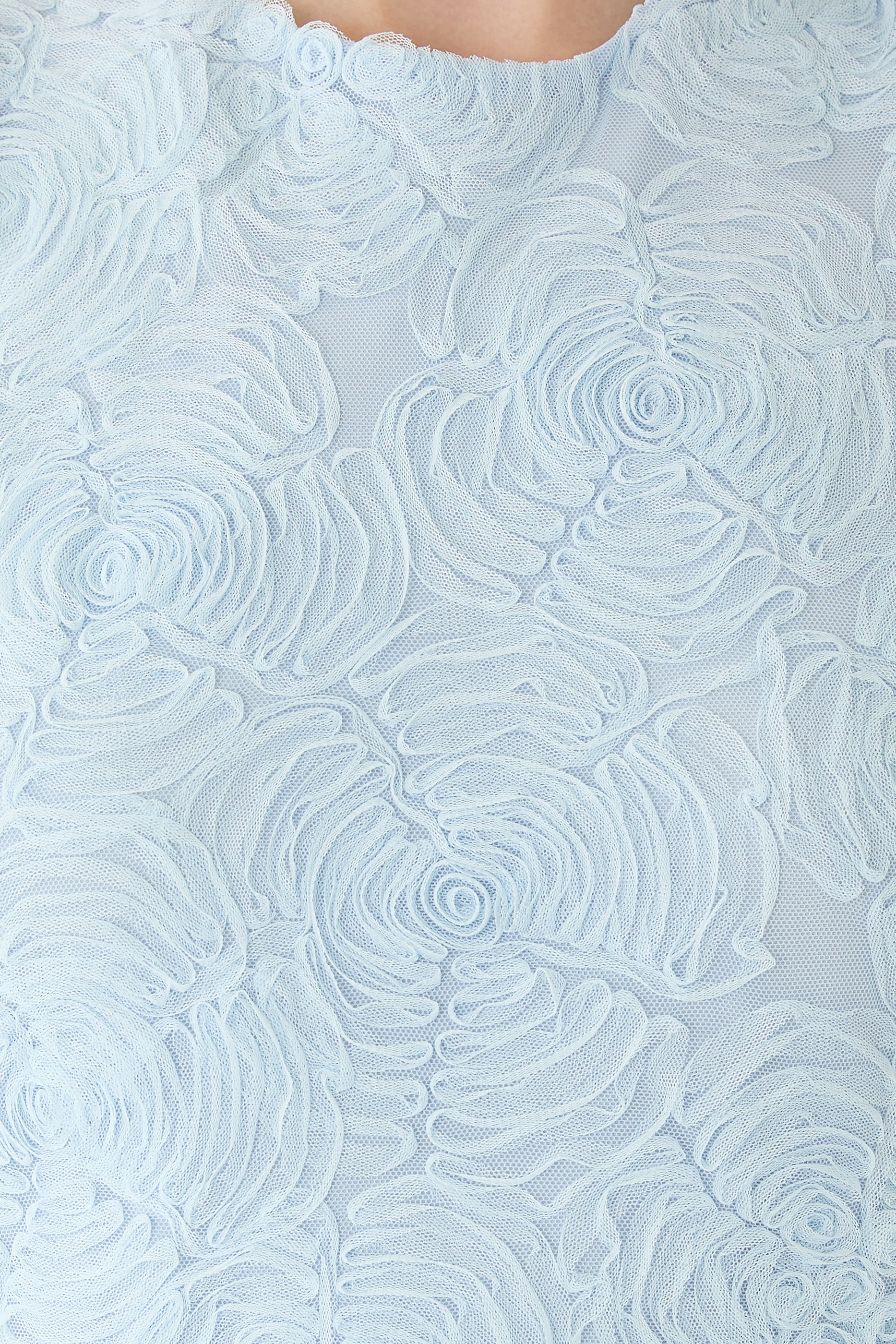 بلوزة بلا أكمام قماش شبكي