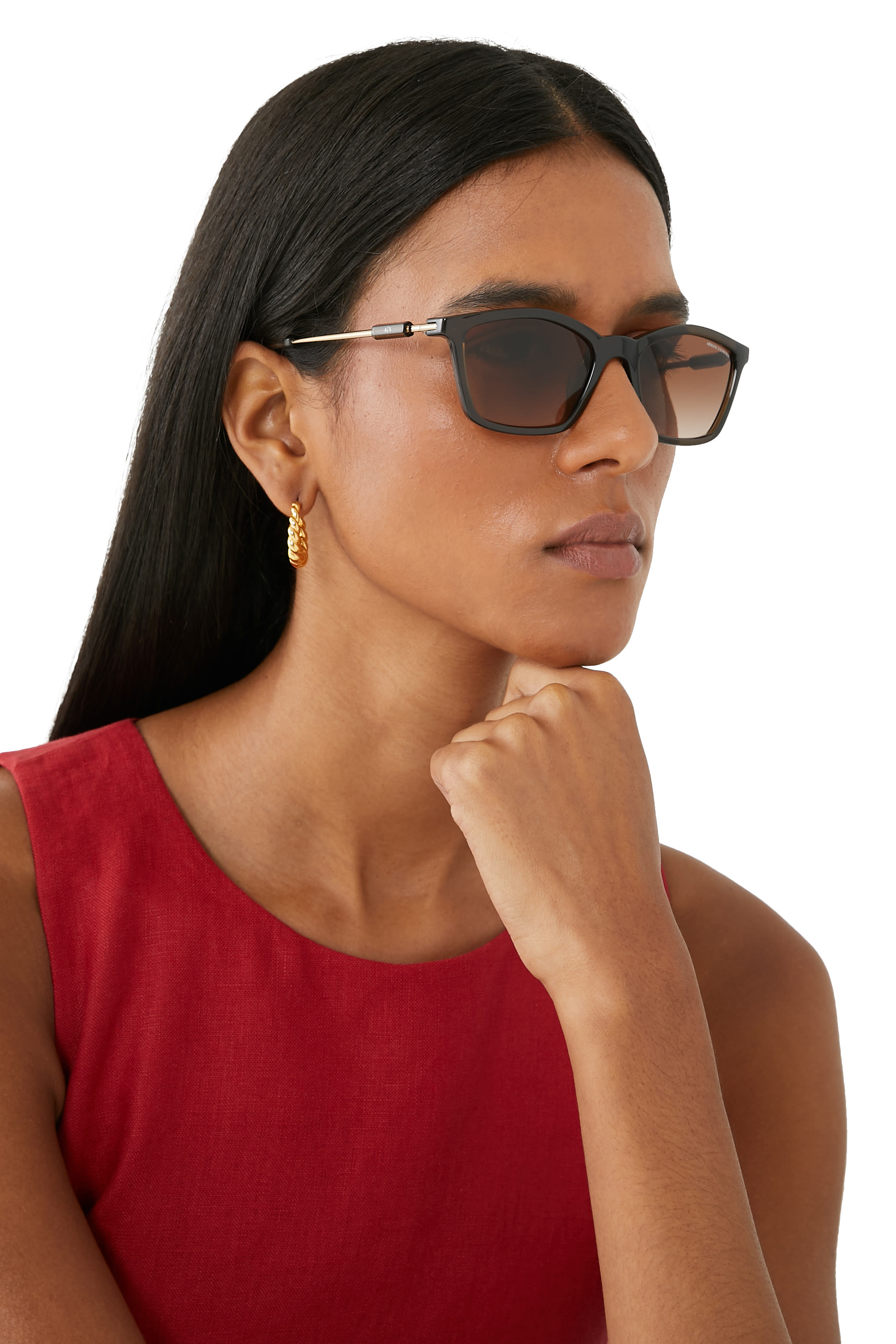 نظارة شمسية اس 4146 بإطار على شكل حرف D