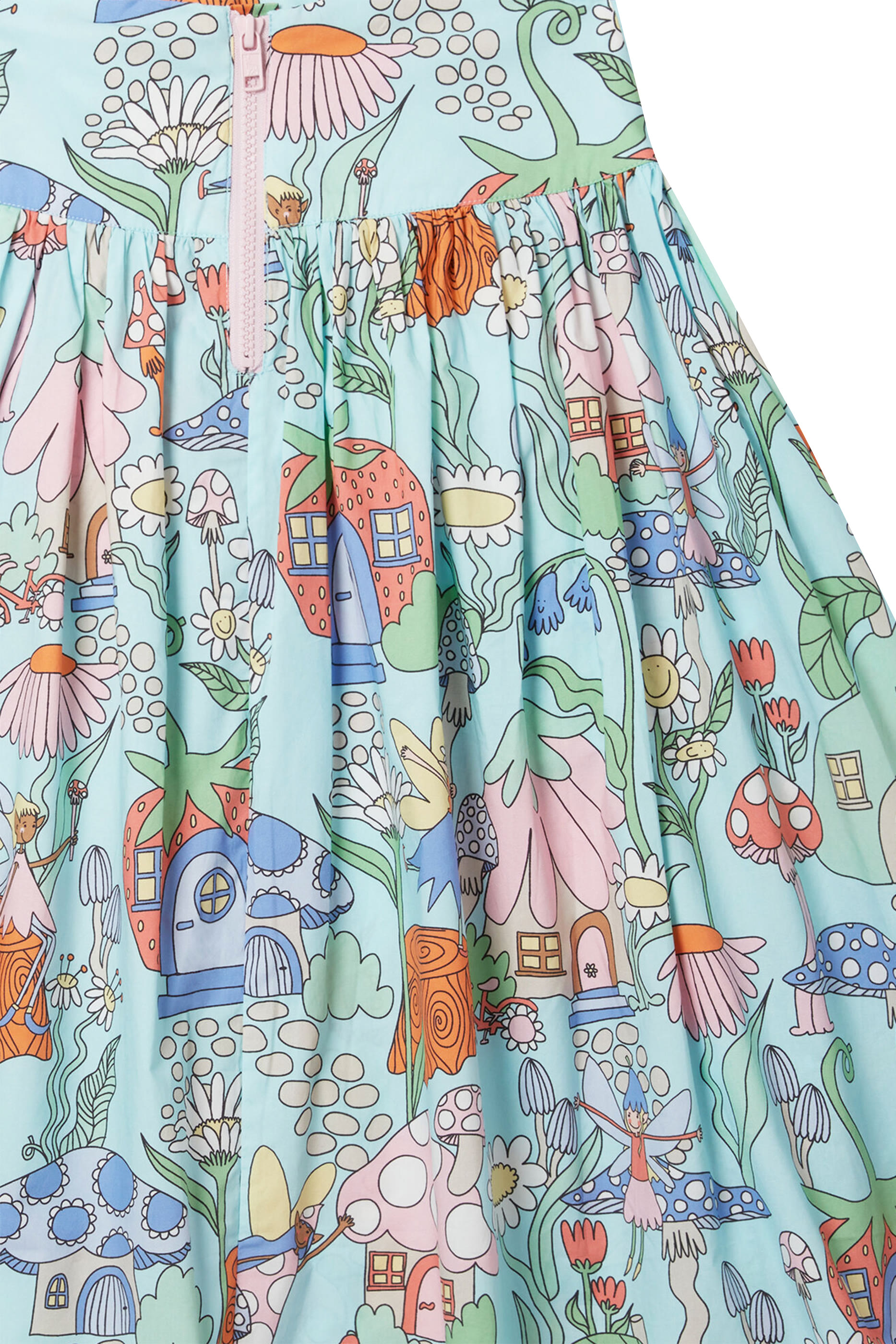 تنورة بنقشة غرافيكية للأطفال