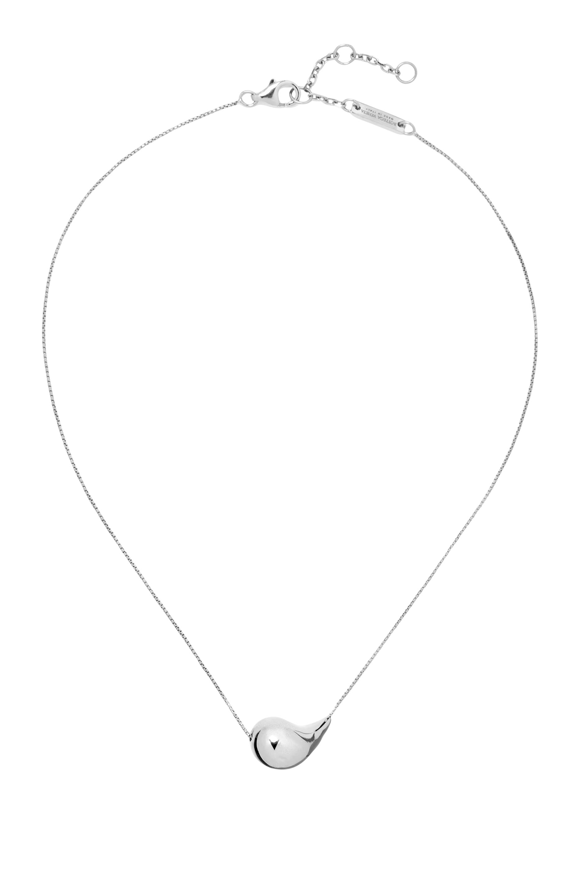 قلادة بدلاية بتصميم دمعة، فضة استرلينية