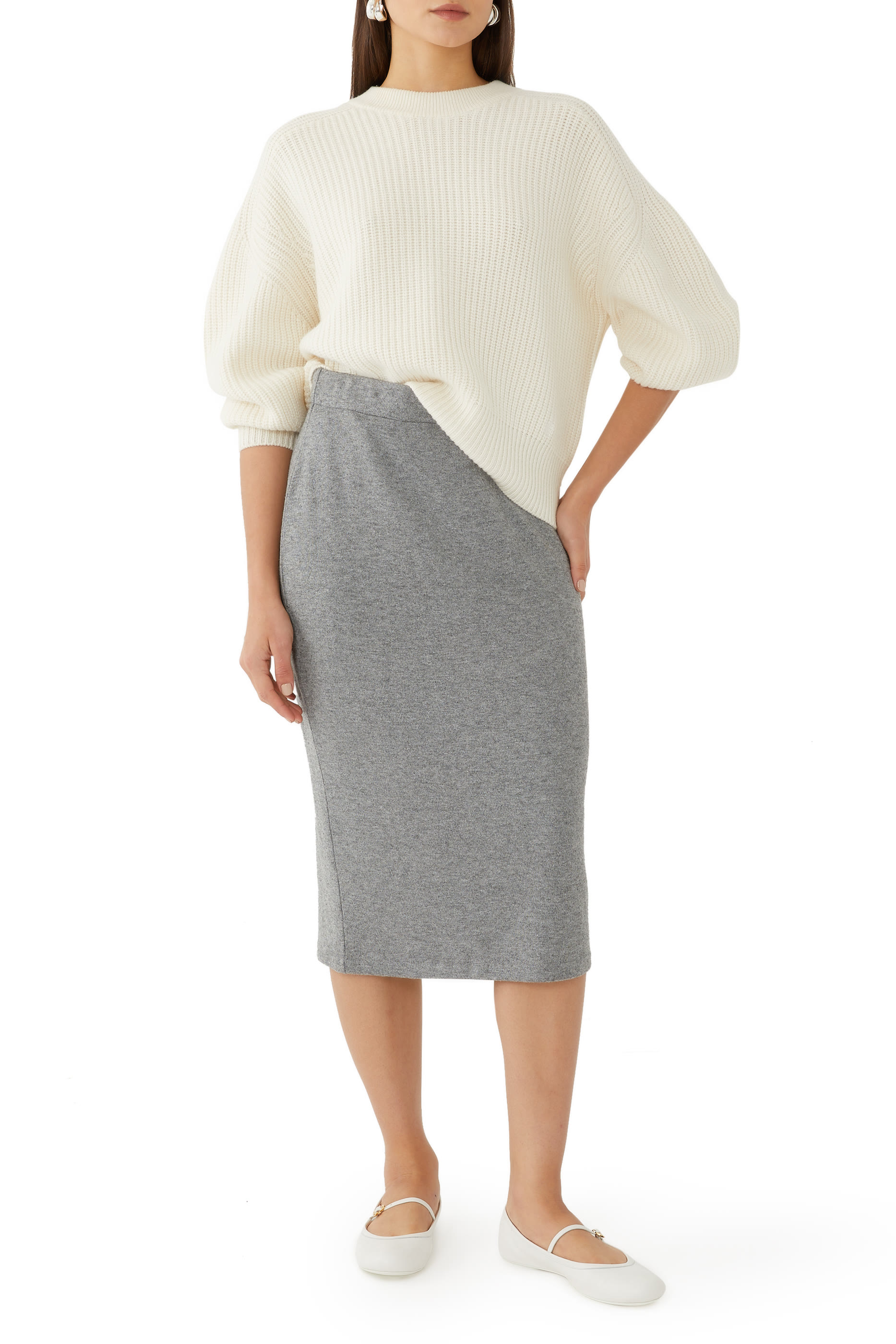 حذاء باليرينا كارلا بسير ريبون جلد