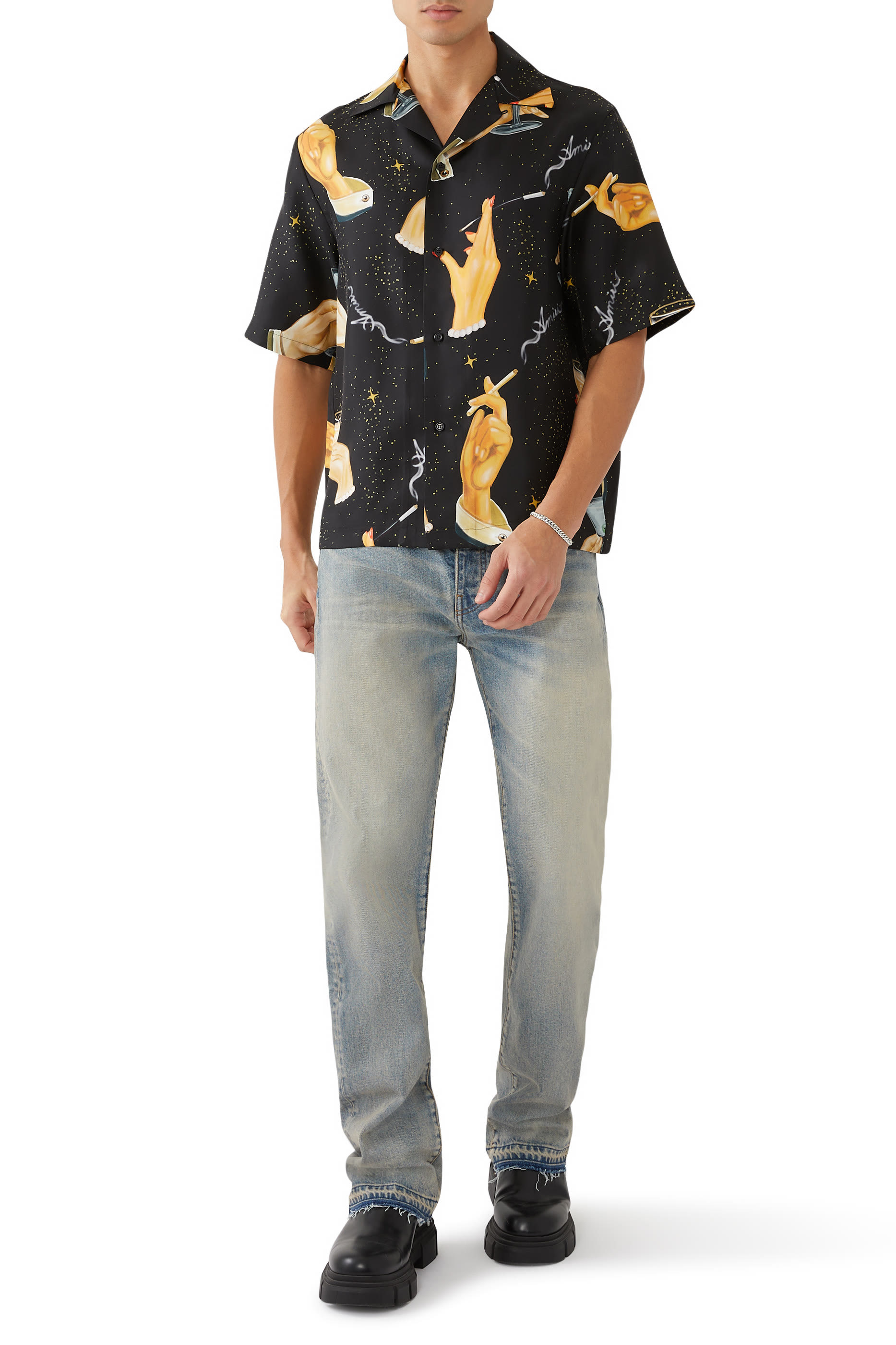 قميص بولينغ شمباين