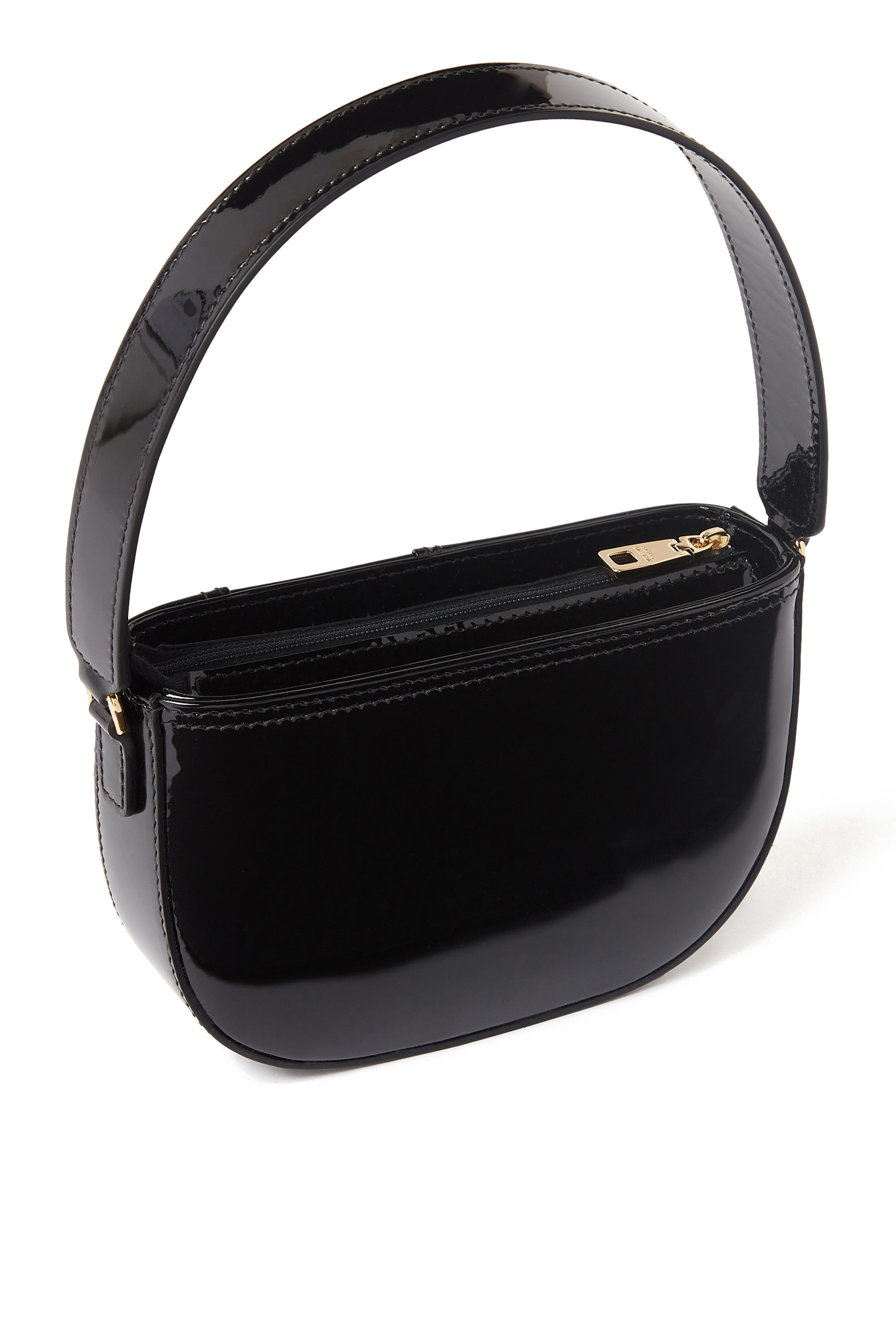 حقيبة كتف جلد لامع للأطفال