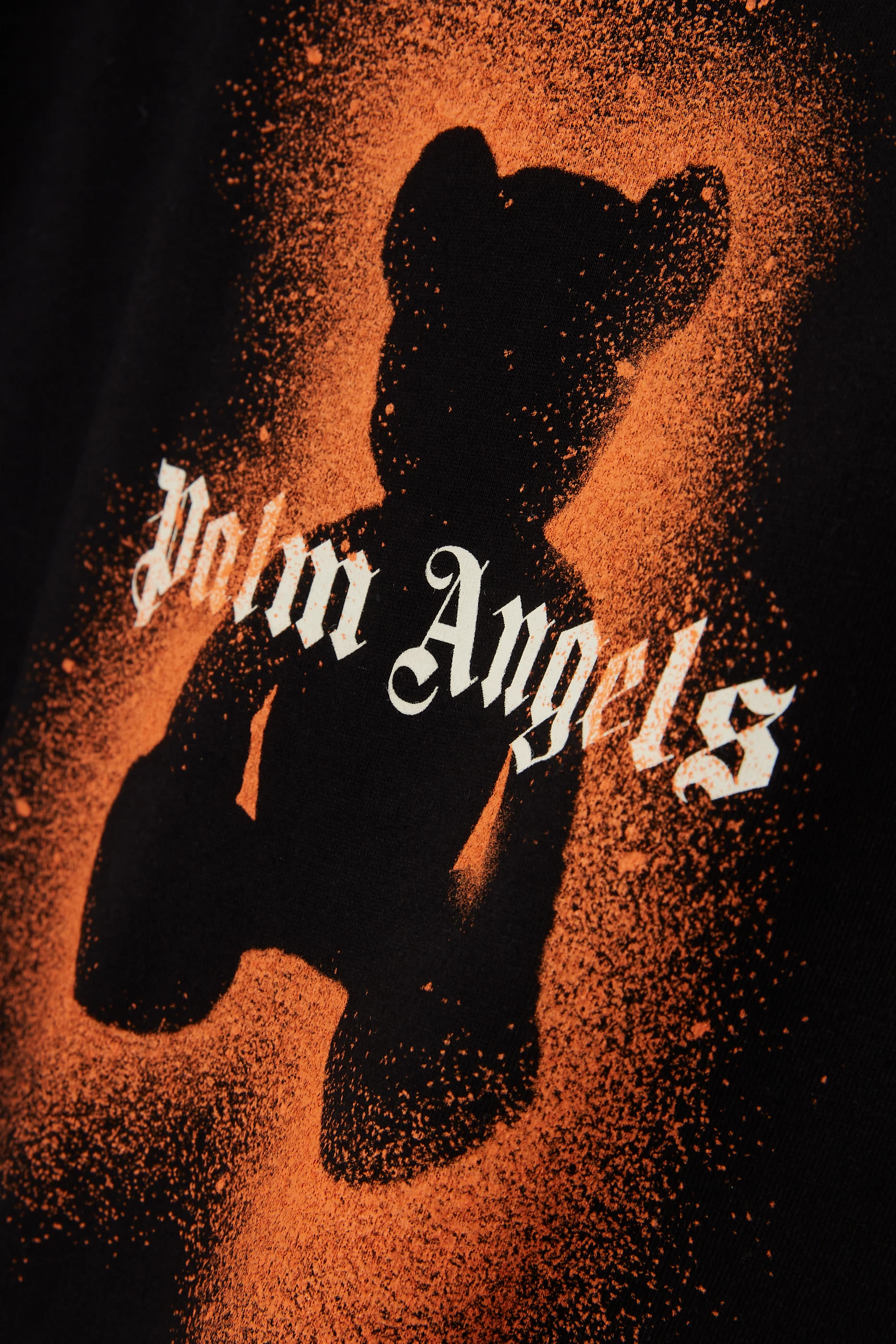 تيشيرت بطبعة دب بتأثير بخاخ للأطفال