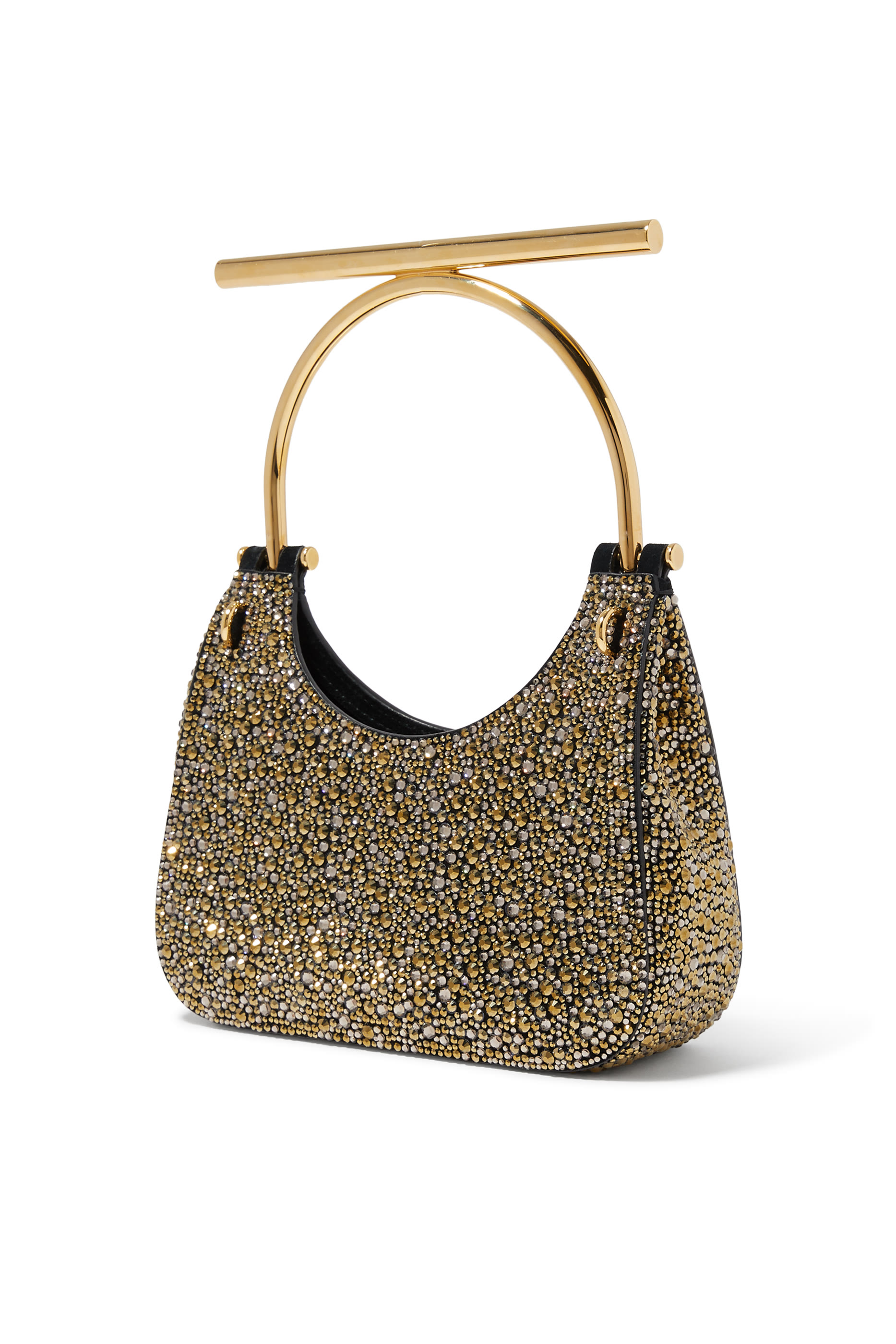 حقيبة صغيرة بحلية على شكل حرف T