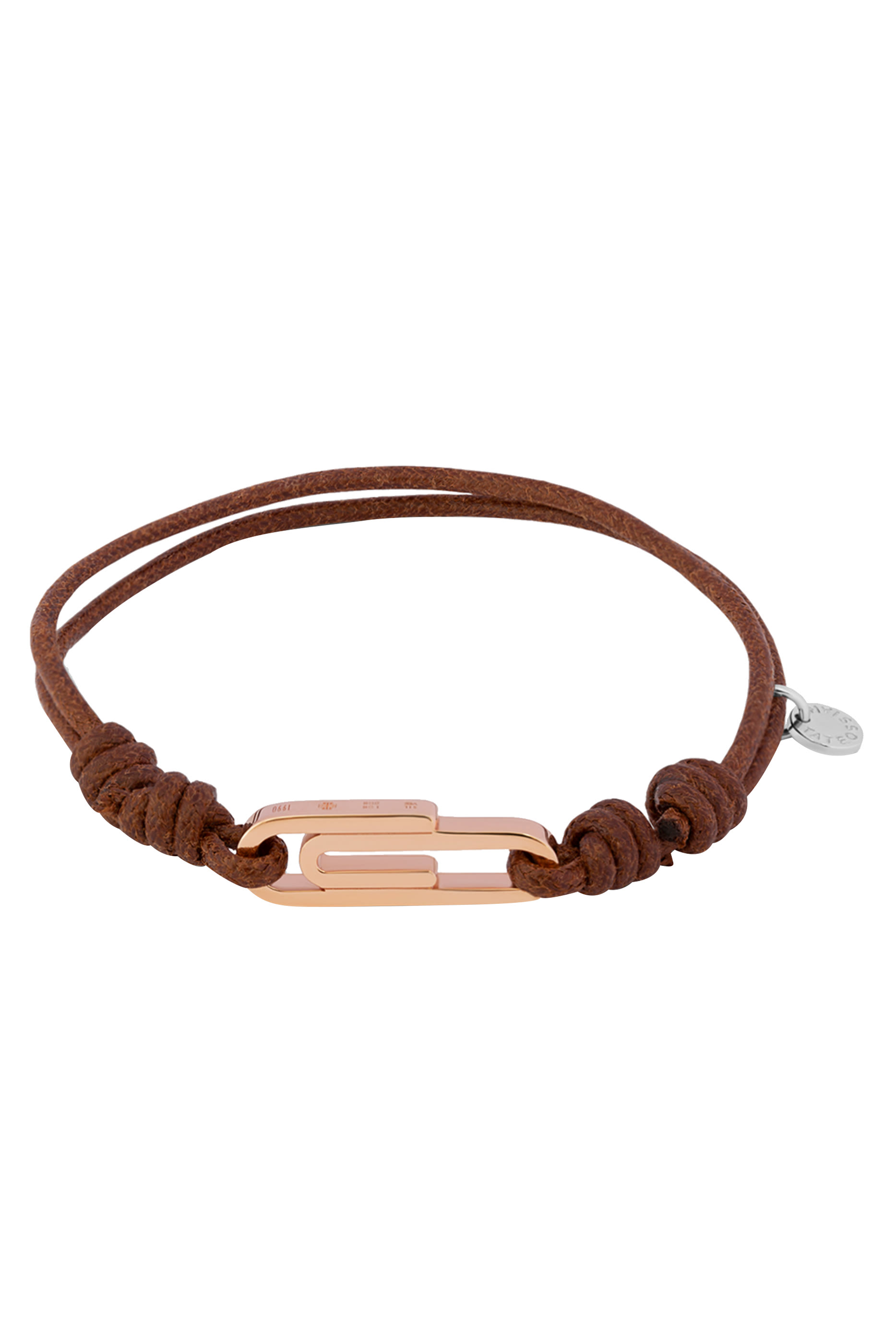 سوار مكرمية بحلية مشبك ورق