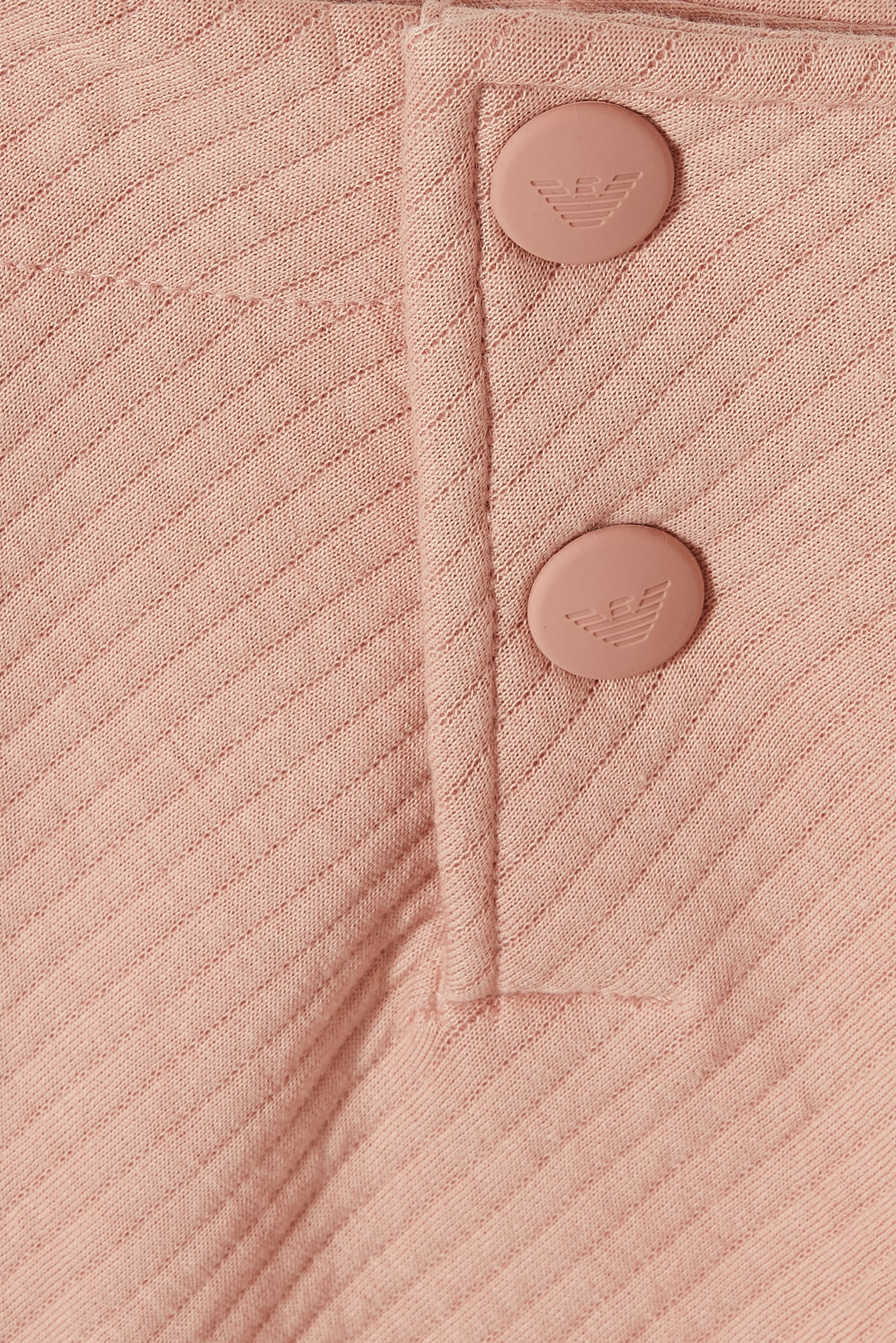 بنطال بخصر مرتفع بتصميم مبطن جيرسيه للأطفال