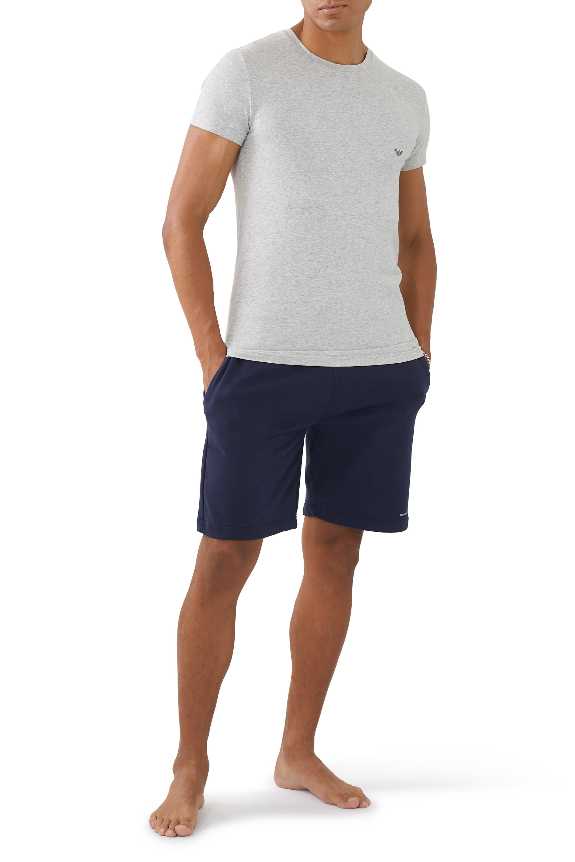 تيشيرت قطن مطاطي بشعار الماركة