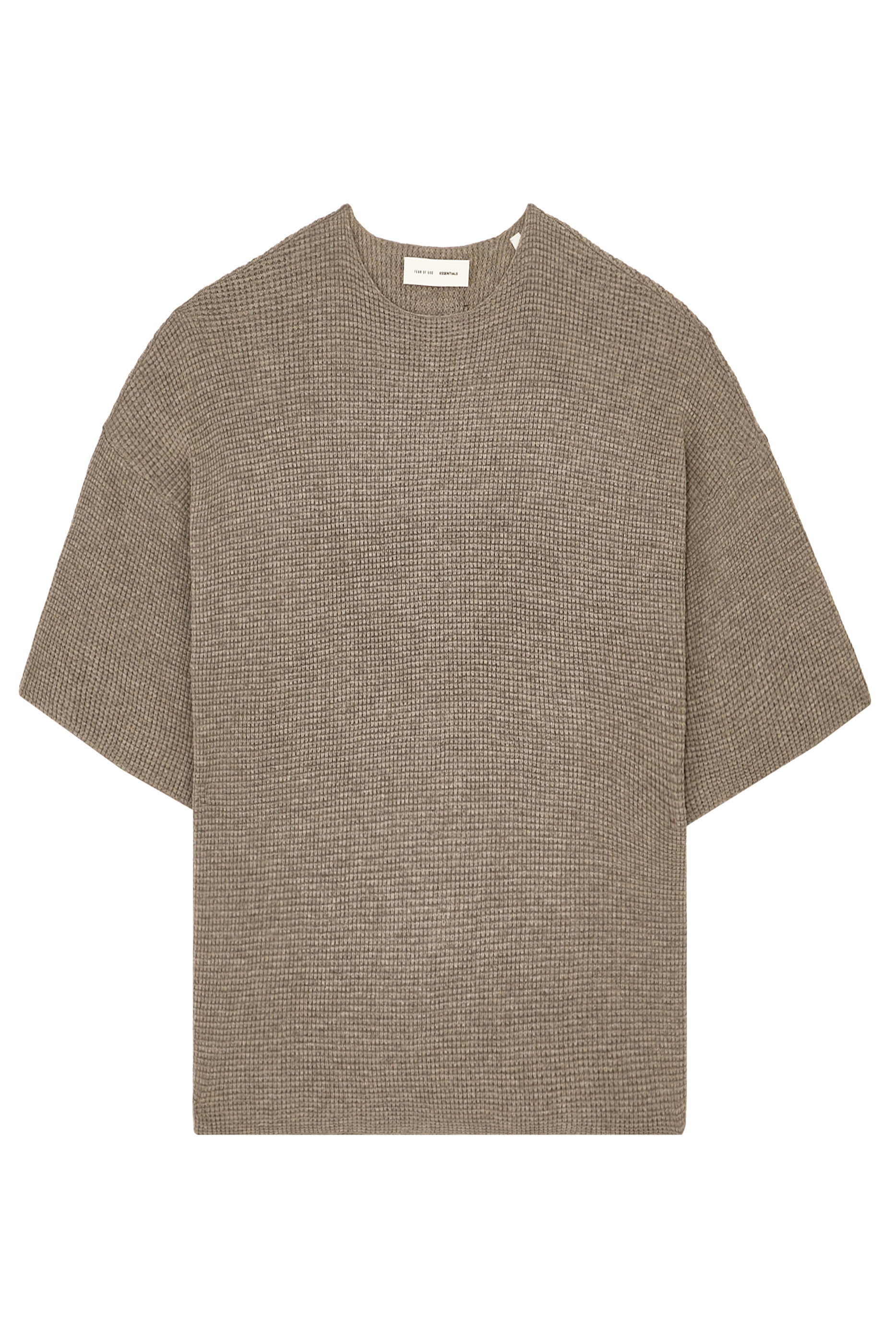 كنزة وافل بأكمام قصيرة