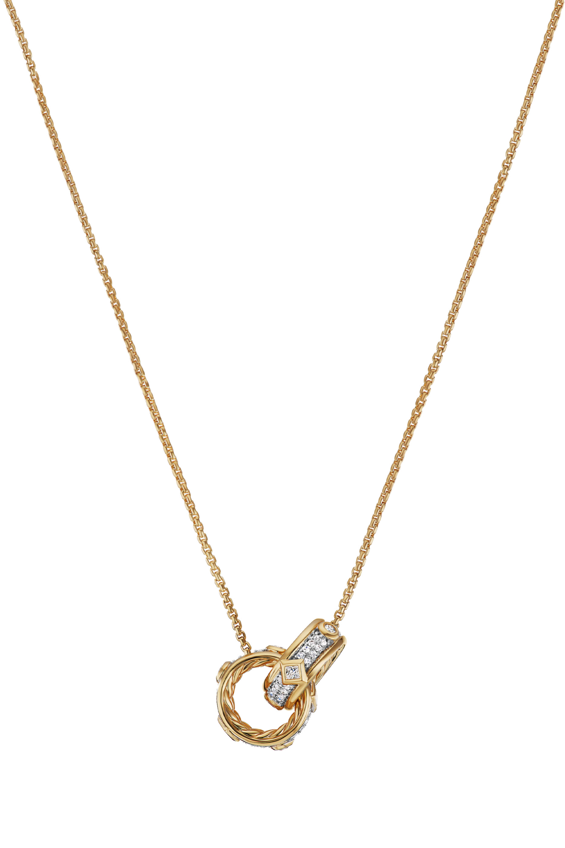 قلادة مودرن رينيسانس بدلاية مزدوجة