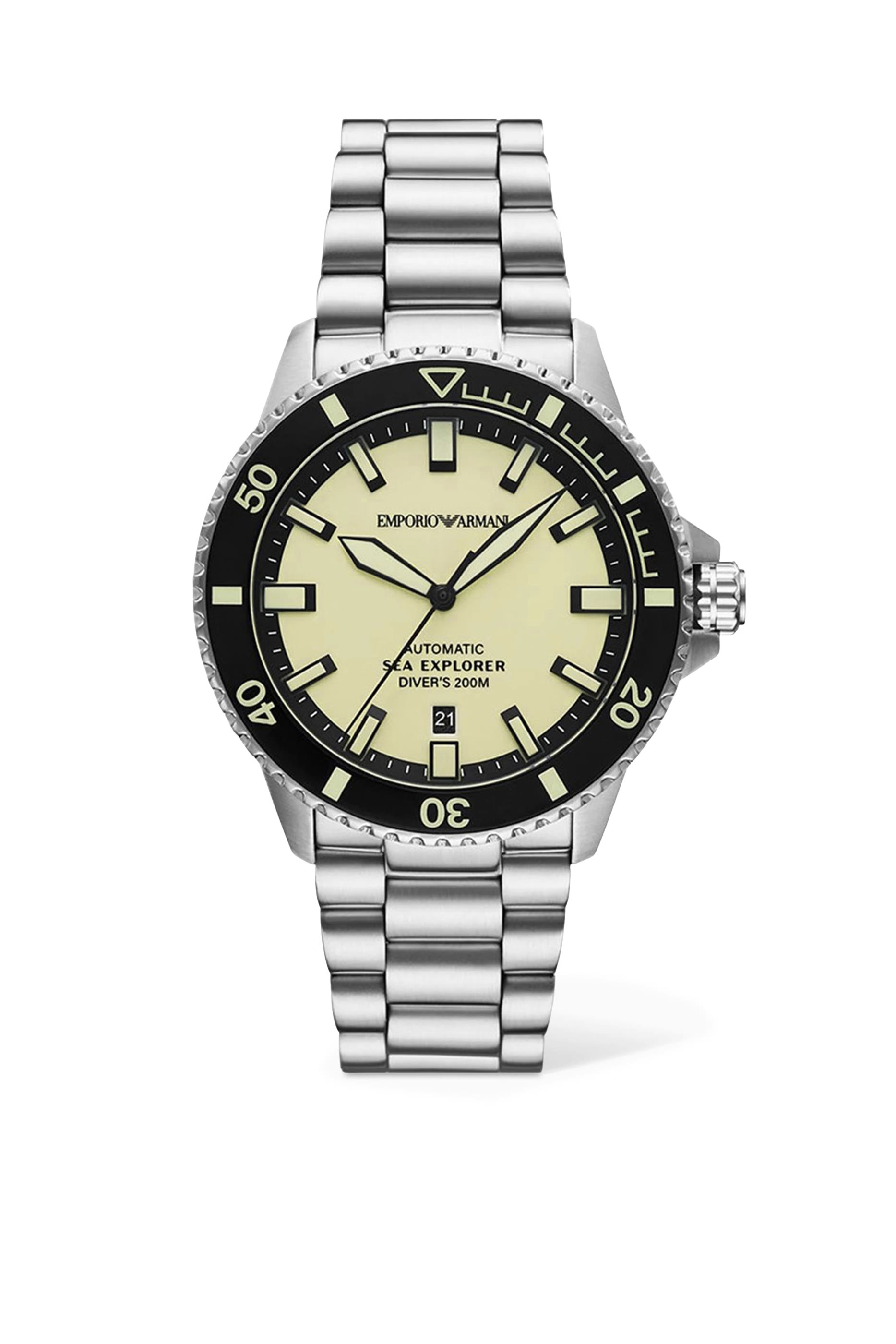 ساعة سي إكسبلورر أوتوماتيكية ستانلس ستيل