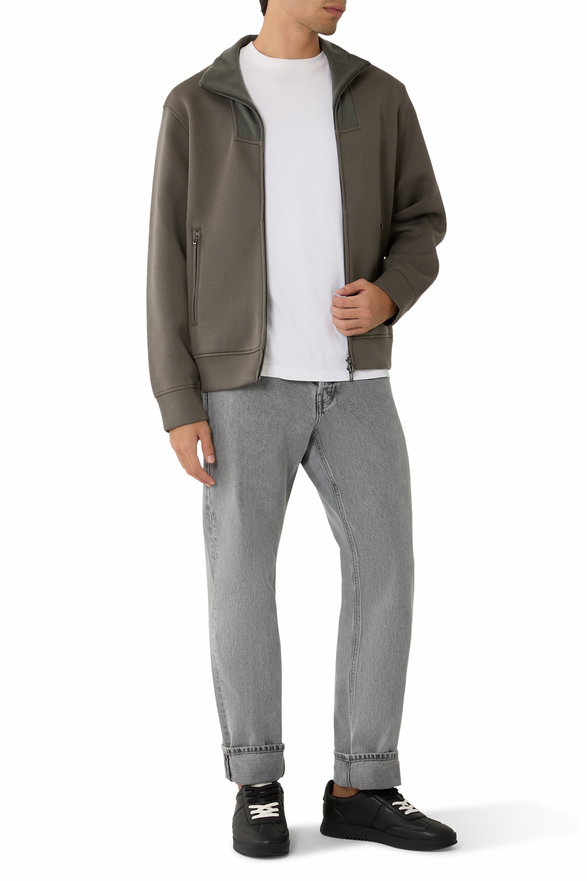 سويت شيرت بسحاب كامل من التشكيلة الأساسية للسفر