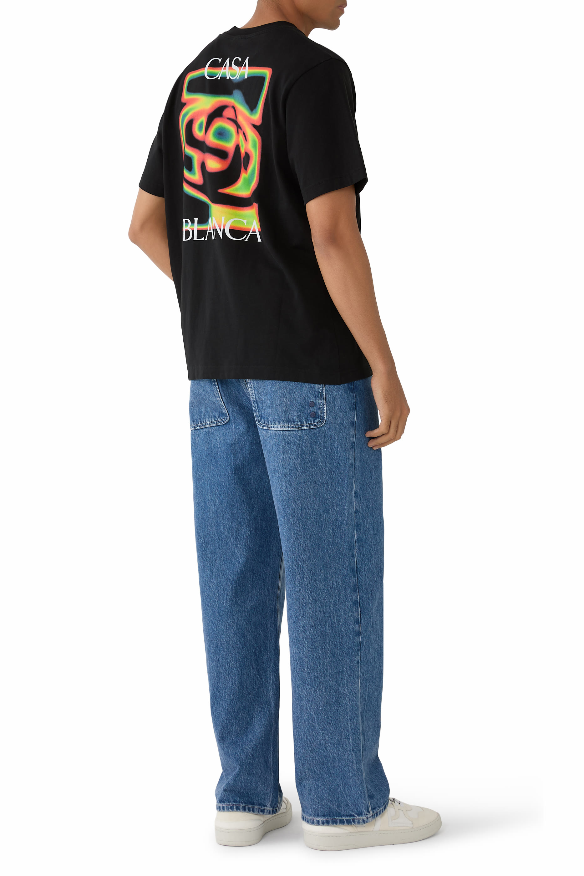 تيشيرت بشعار خريطة بتأثير حراري