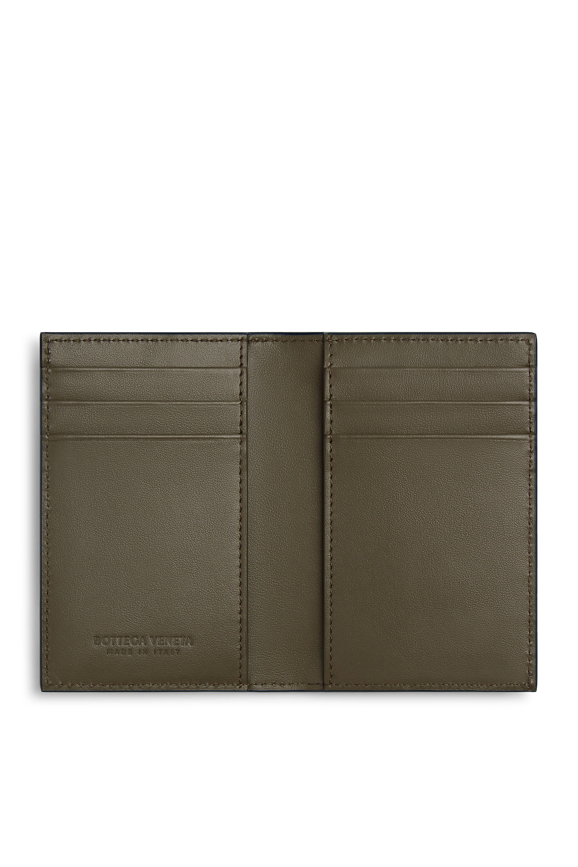 حافظة بطاقات بتصميم مجدول وغطاء قلاب