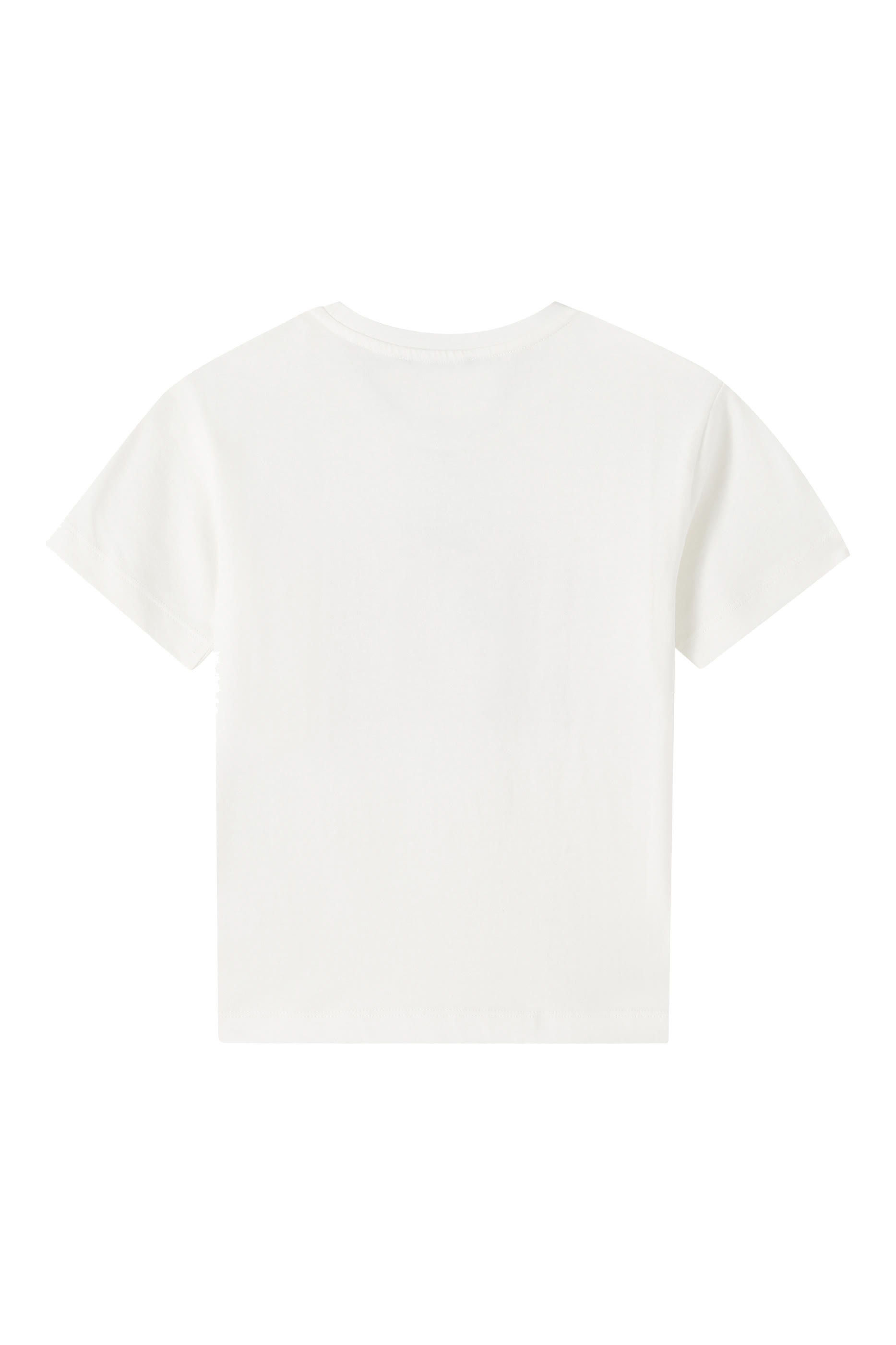 تيشيرت بشعار الماركة قطن للأطفال