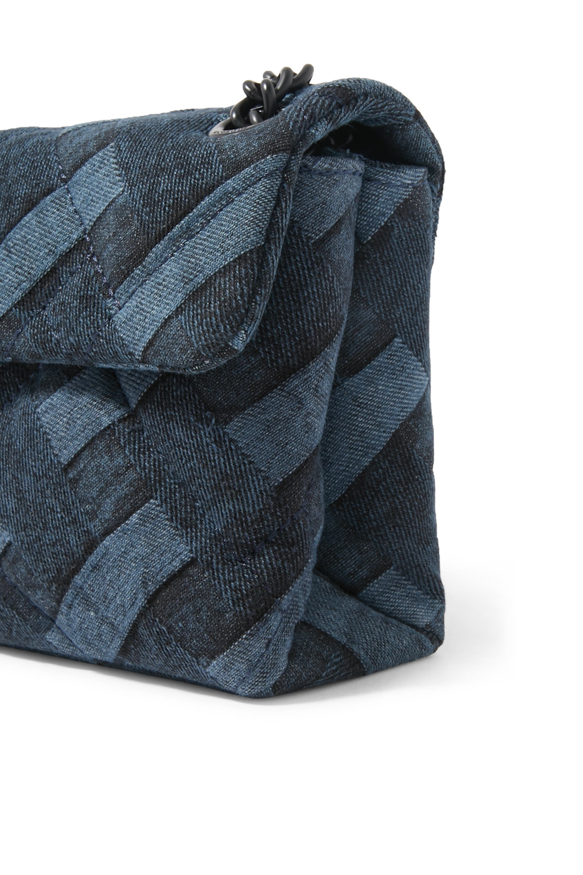 حقيبة كتف كنسنغتون صغيرة دنيم ناعم