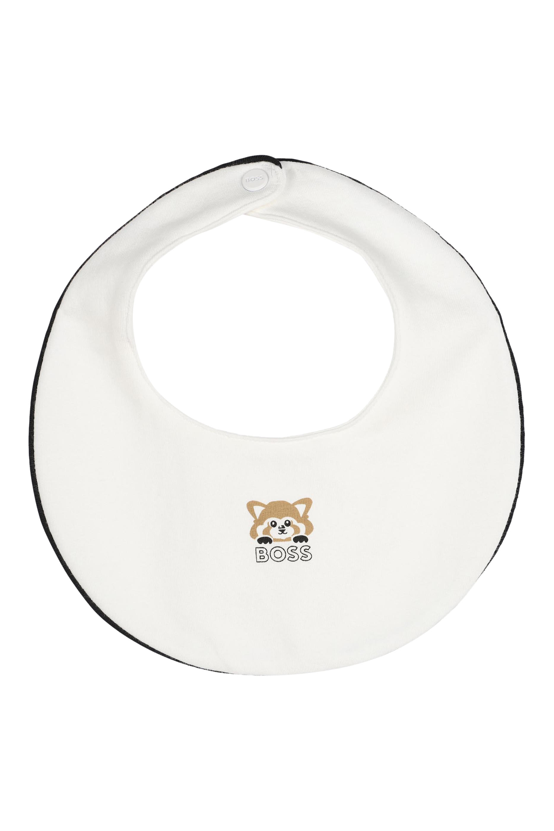 طقم لباس قطعة واحدة ومريلة للأطفال