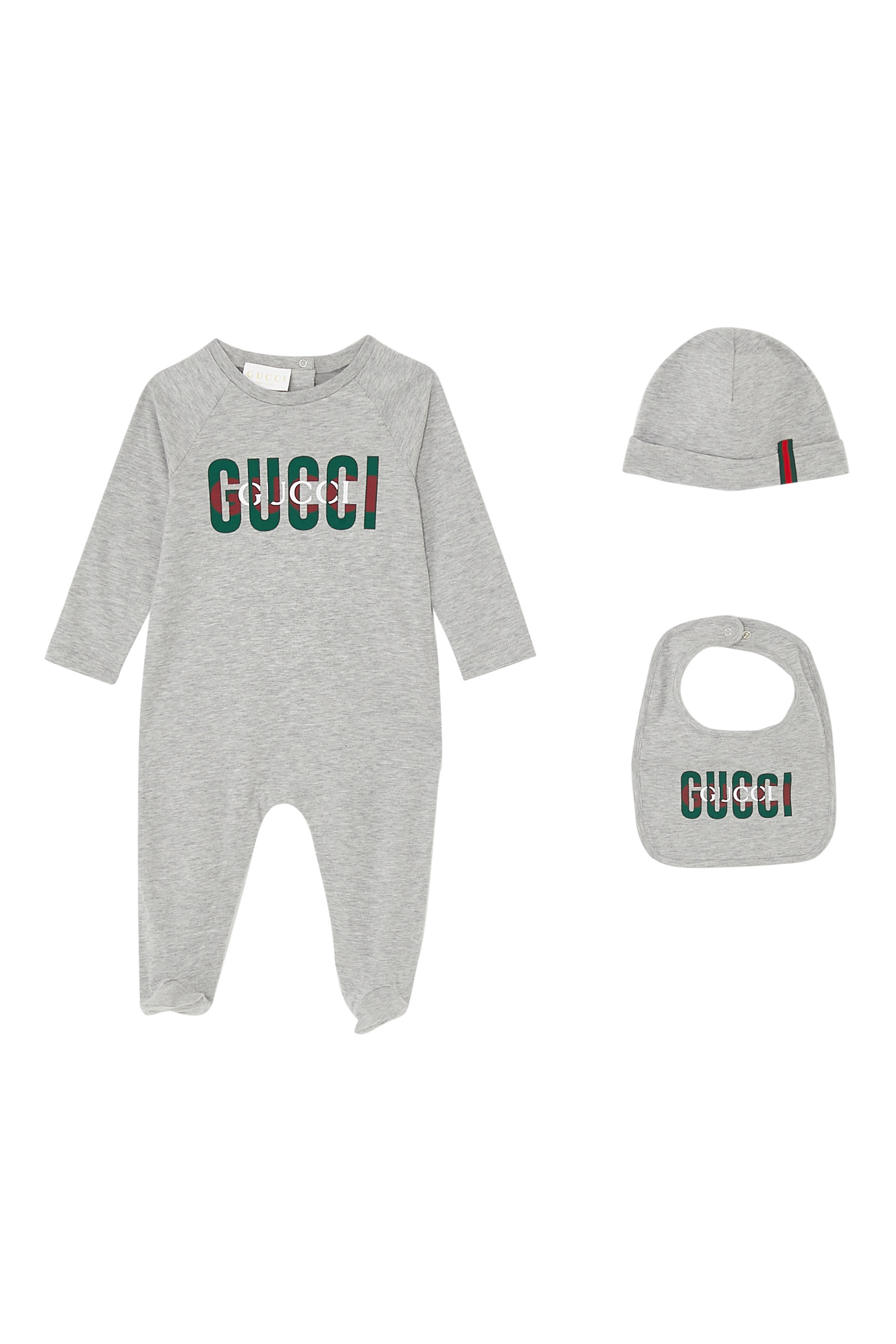 طقم بدلة نوم بشعار الماركة للأطفال، ثلاث قطع