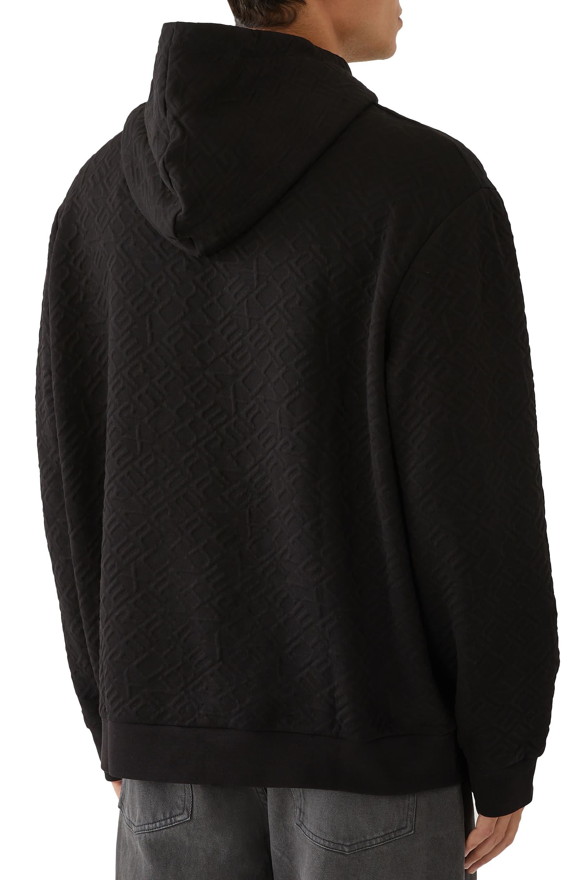 سويت شيرت بنقشة حروف شعار الماركة بالكامل