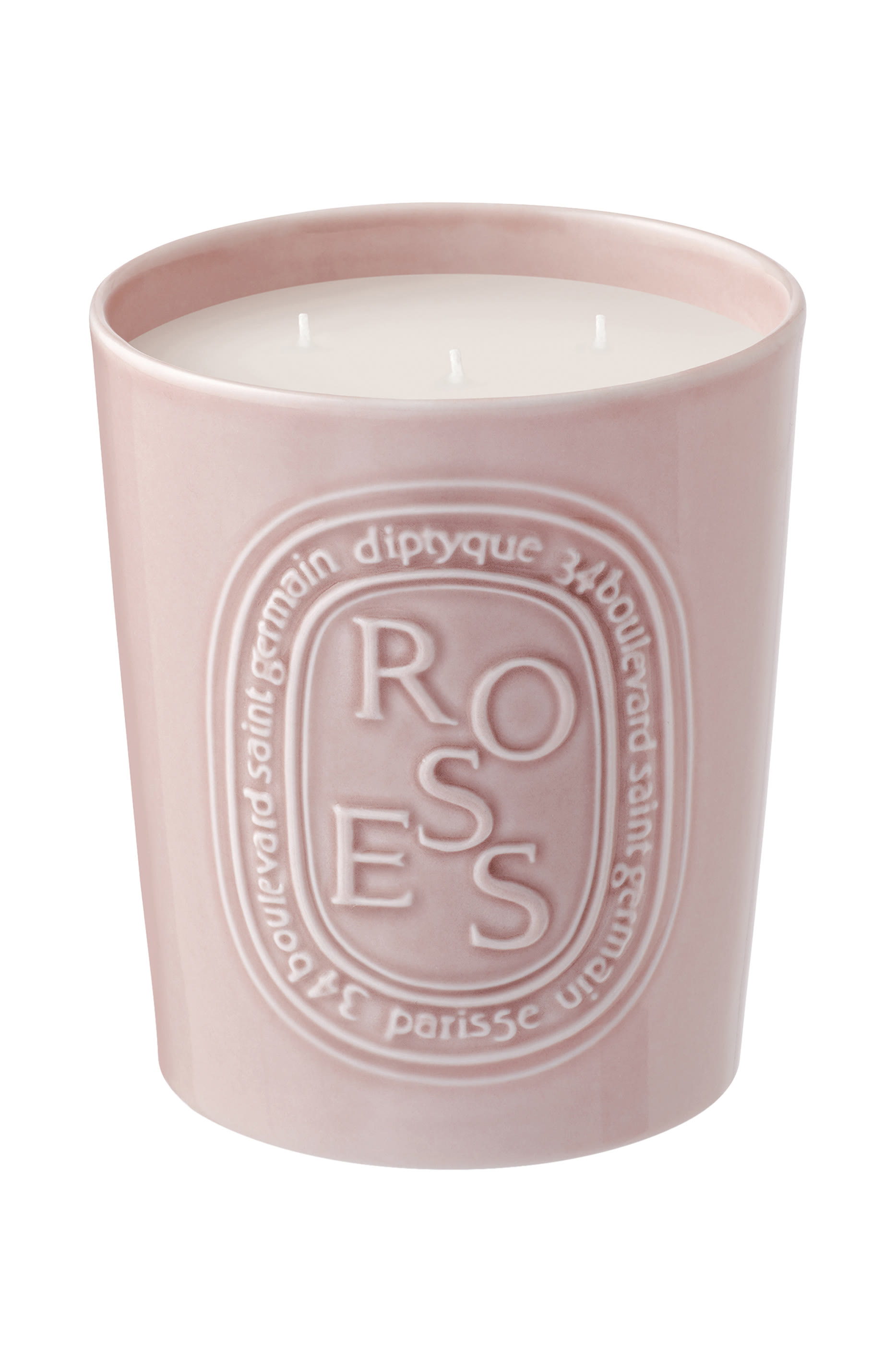 شمعة معطرة بالورود