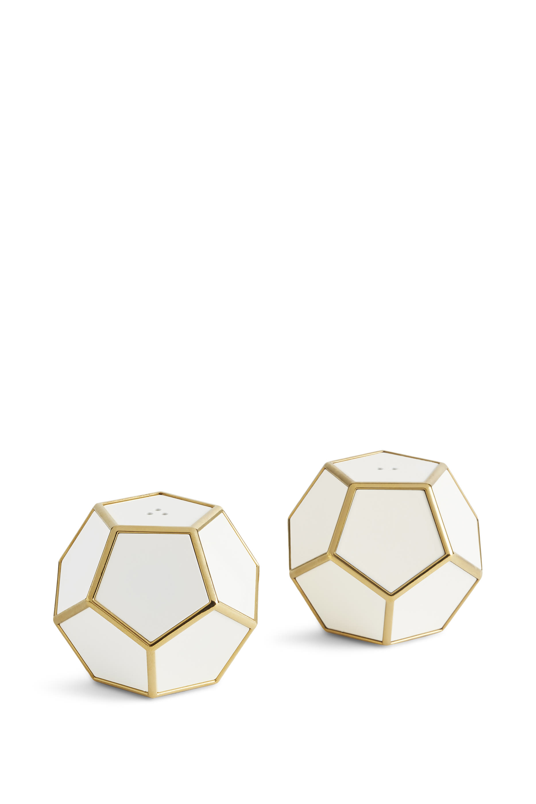 طقم مملحة ومبهرة بتصميم خماسي، قطعتان