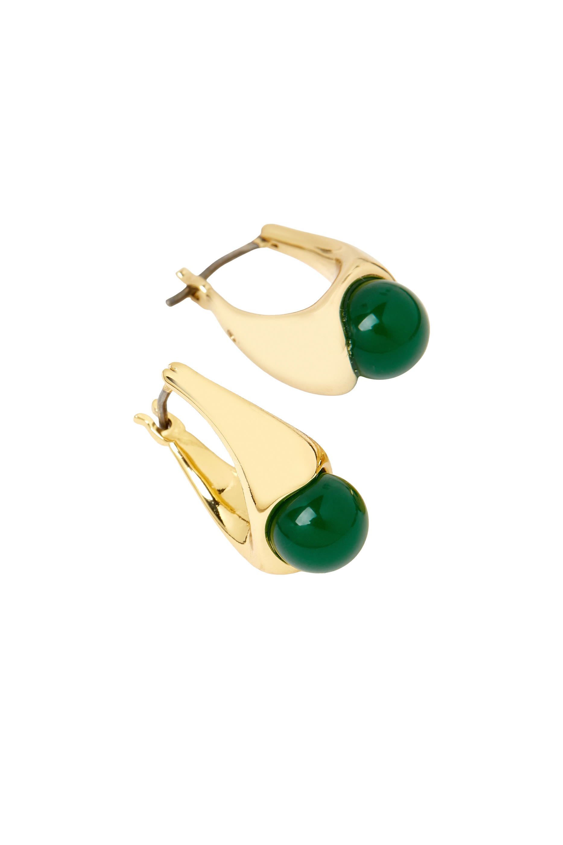 أقراط هاجي هارموني زجاج بقفل تيتانيوم