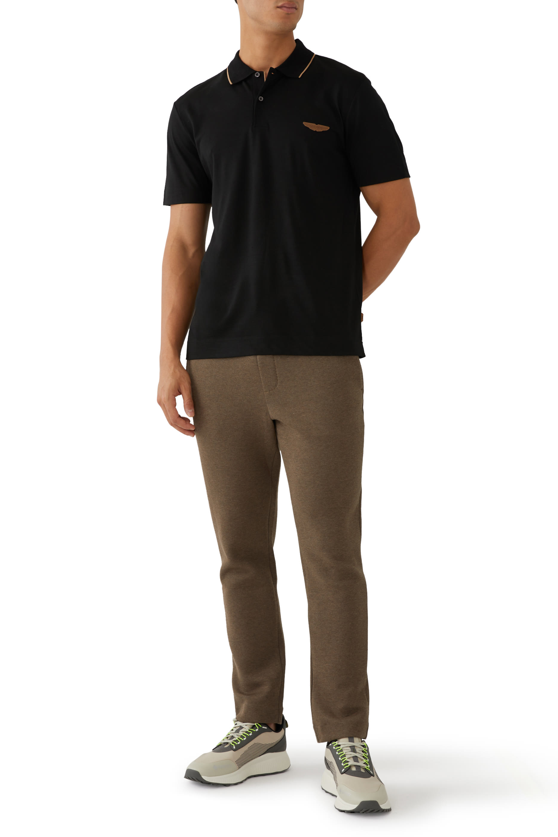 قميص بولو ال-روري أستون مارتن صوف ميرينو