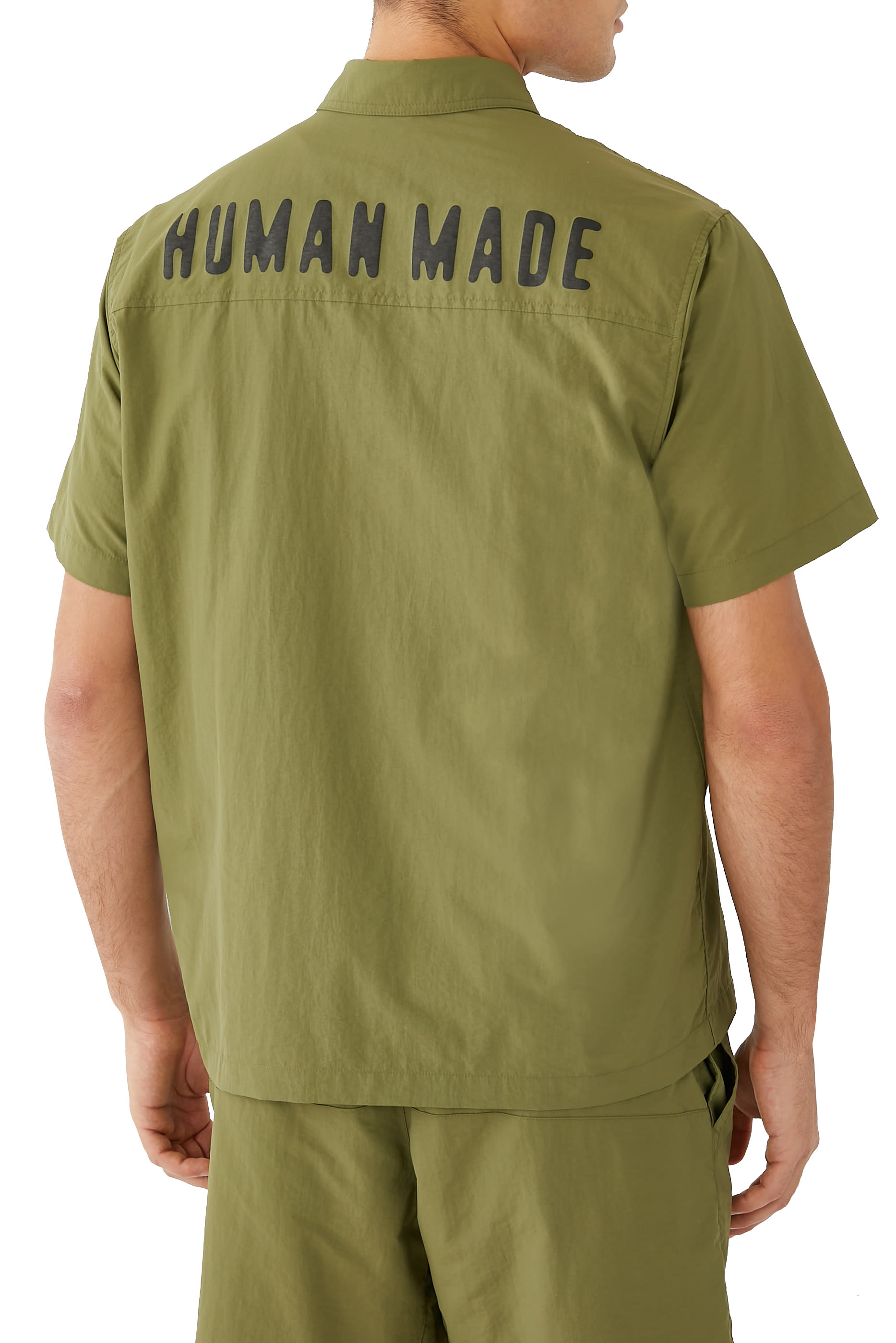 قميص بأكمام قصيرة نايلون