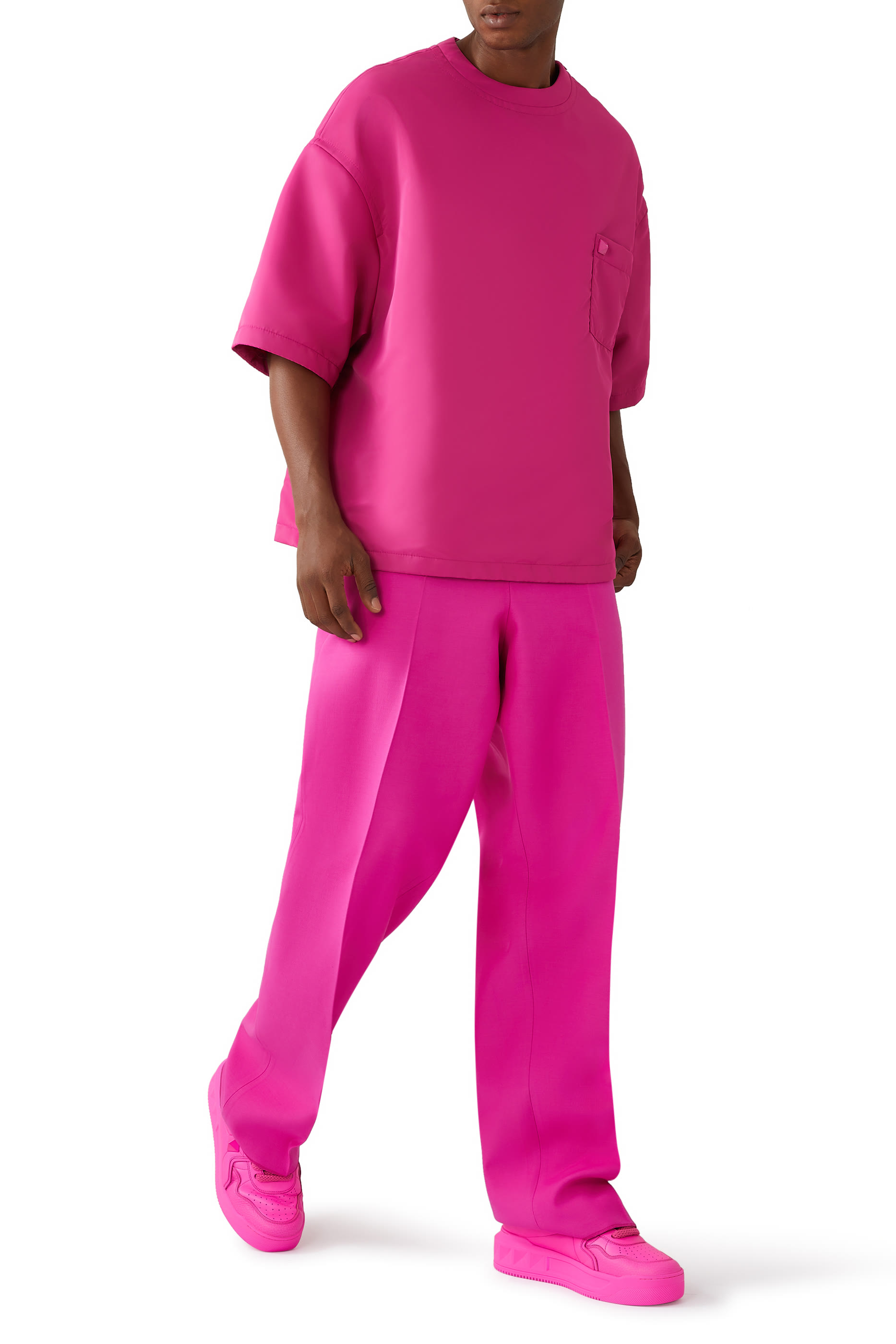 سنيكرز فالنتينو جارافاني بتصميم أسفل الكاحل وحلية