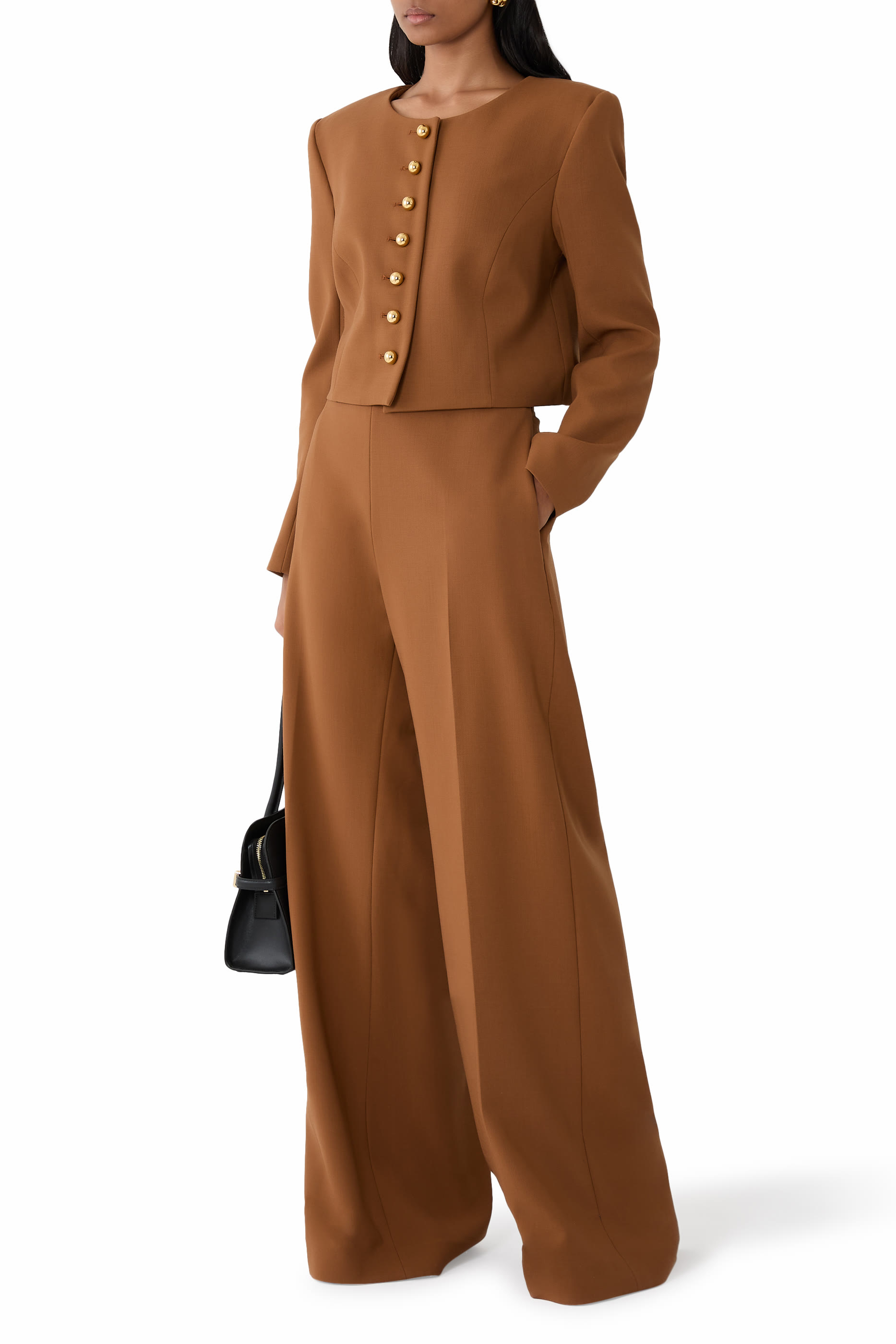 بنطال ديان بقصة ساق واسعة