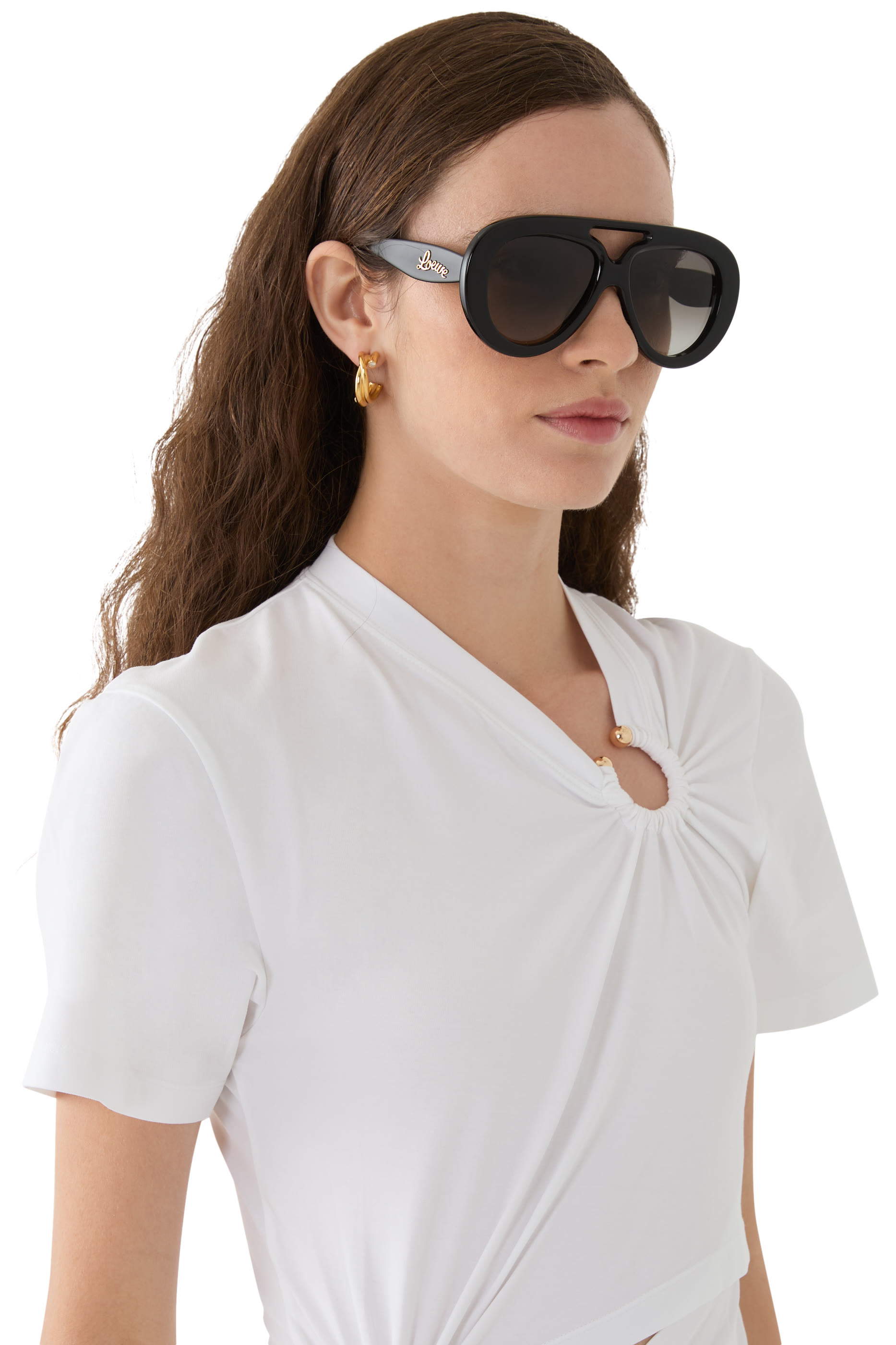 نظارة شمسية بتصميم مقوس