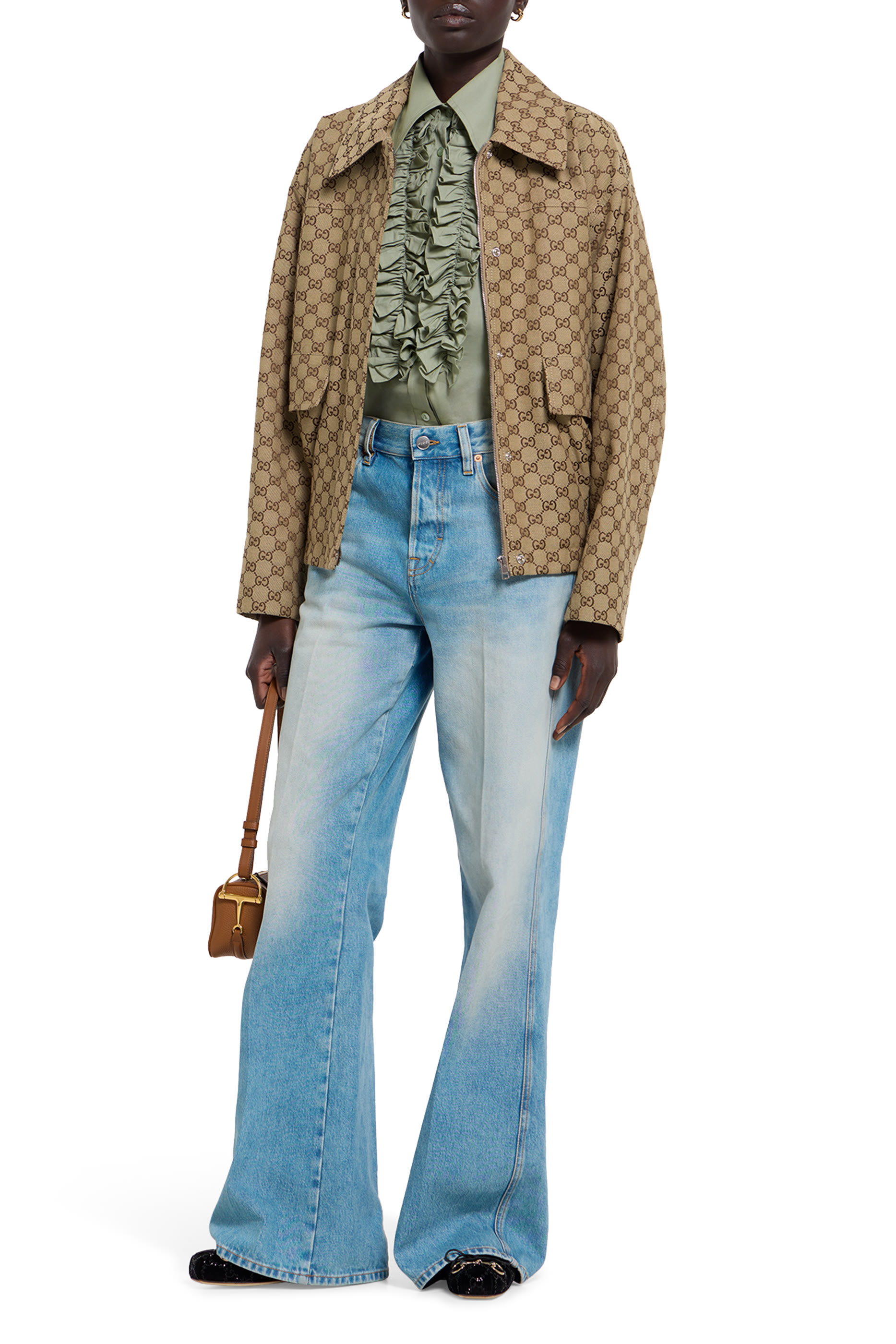 GG Canvas Bomber Jacket