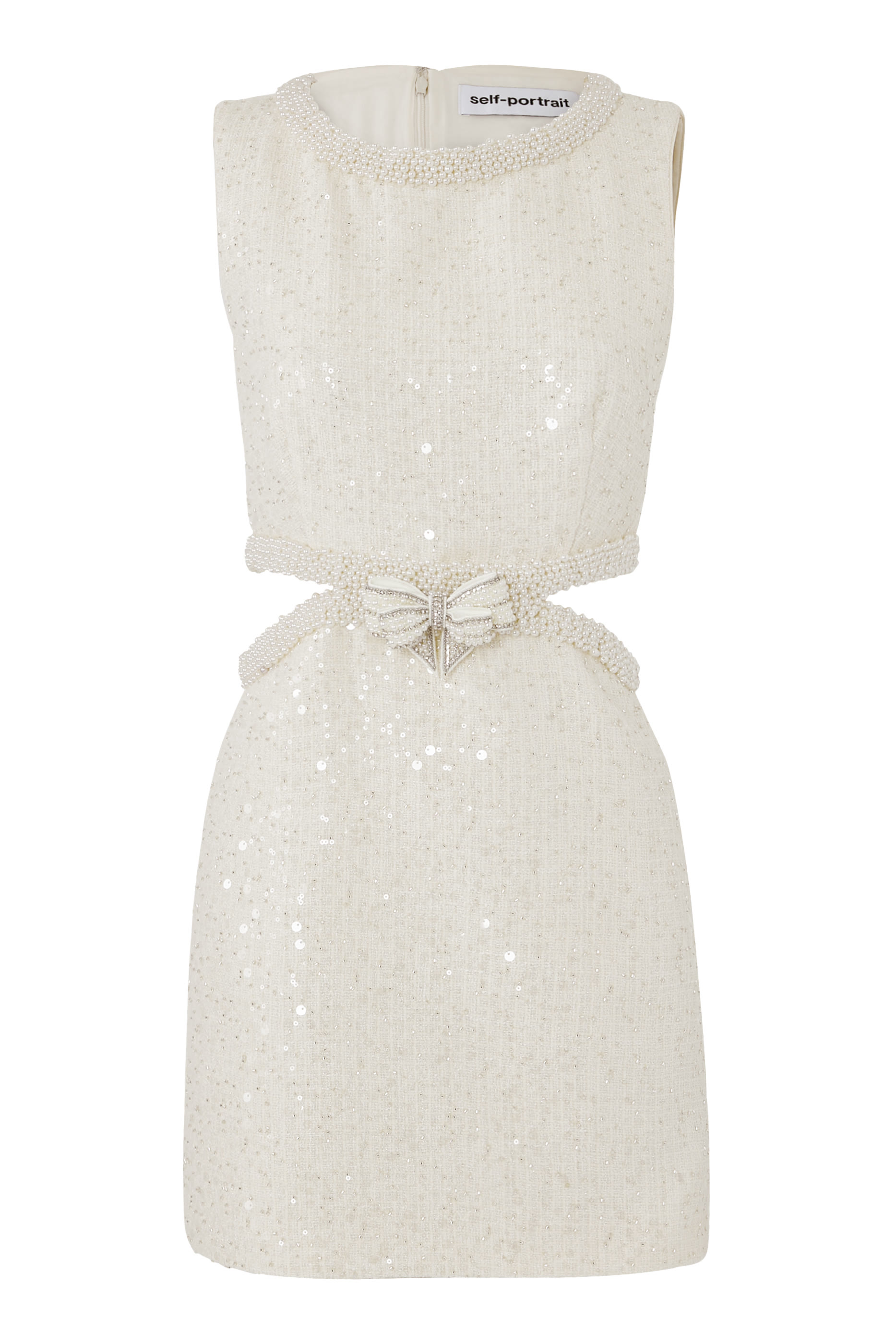 فستان قصير بلؤلؤ بوكليه