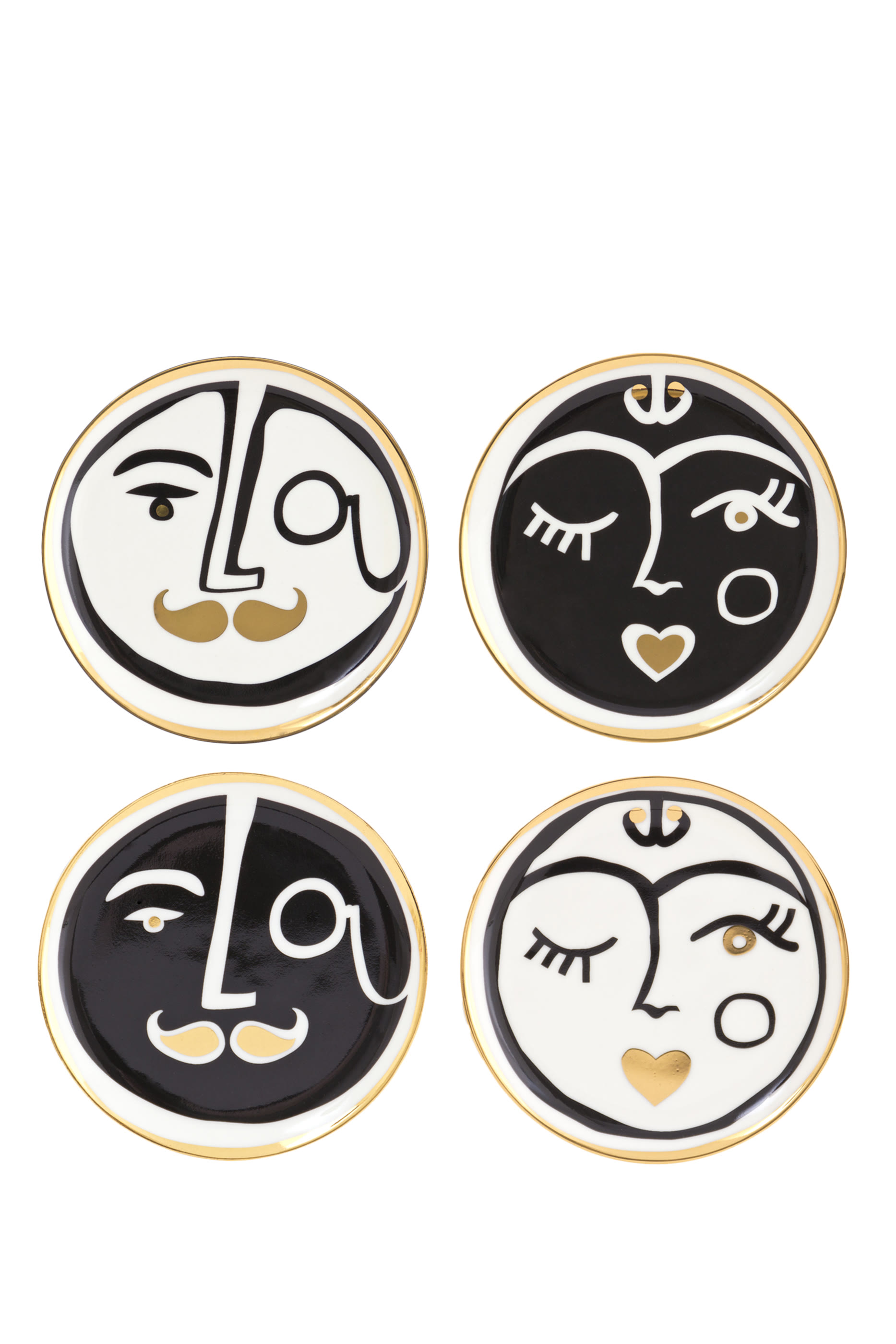 طقم قواعد أكواب مرسيليا 4 قطع