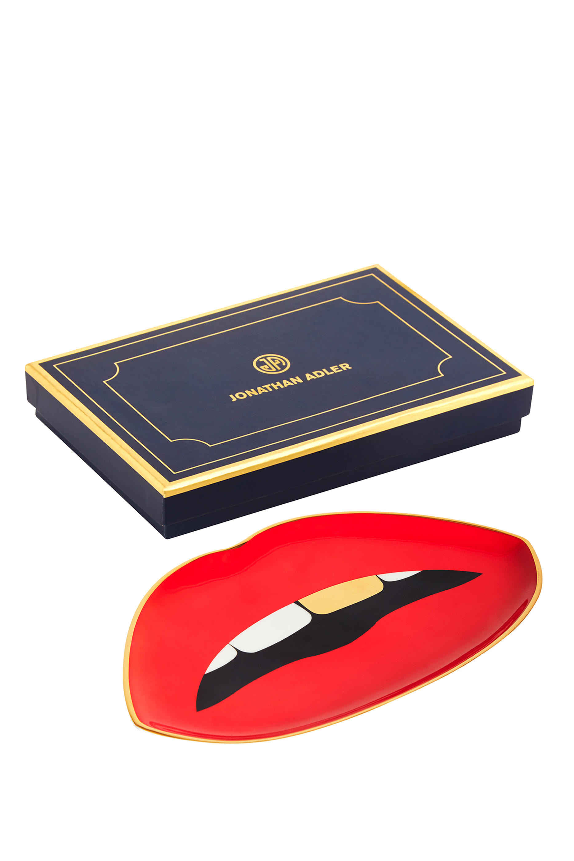 صينية زينة بتصميم شفاه