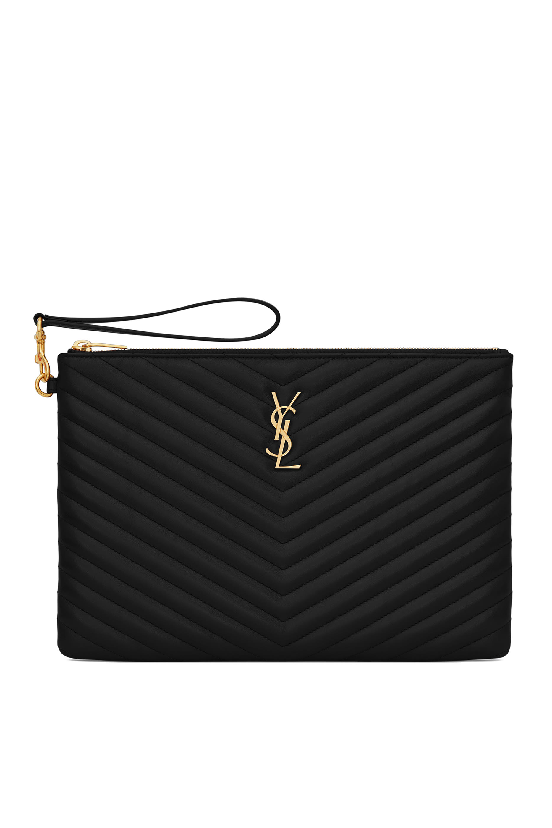 حقيبة كمبيوتر لوحي جلد مبطن بشعار الماركة