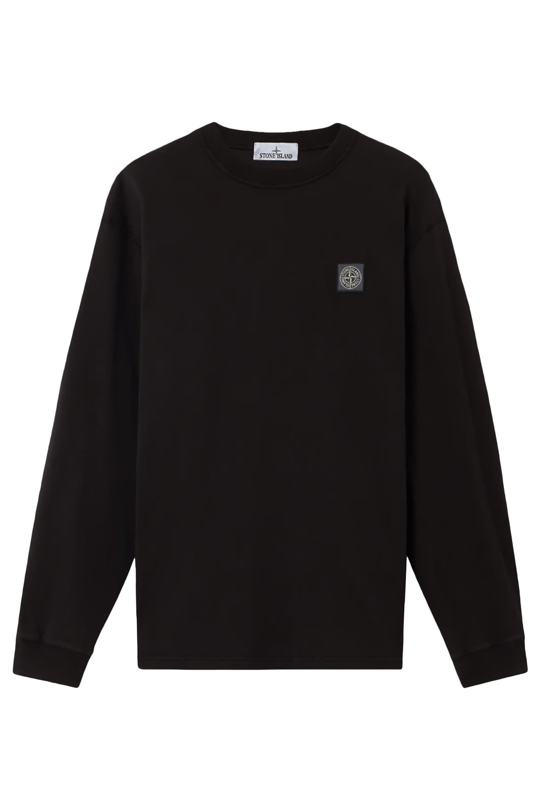 تيشيرت بأكمام طويلة قماش معالج بتقنية فيساتو