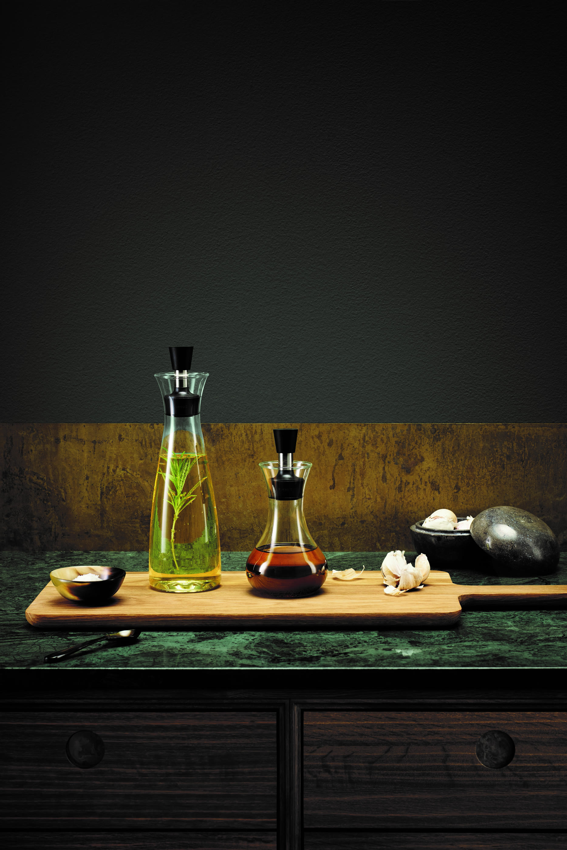 زجاجة خلط صلصة السلطة زجاج