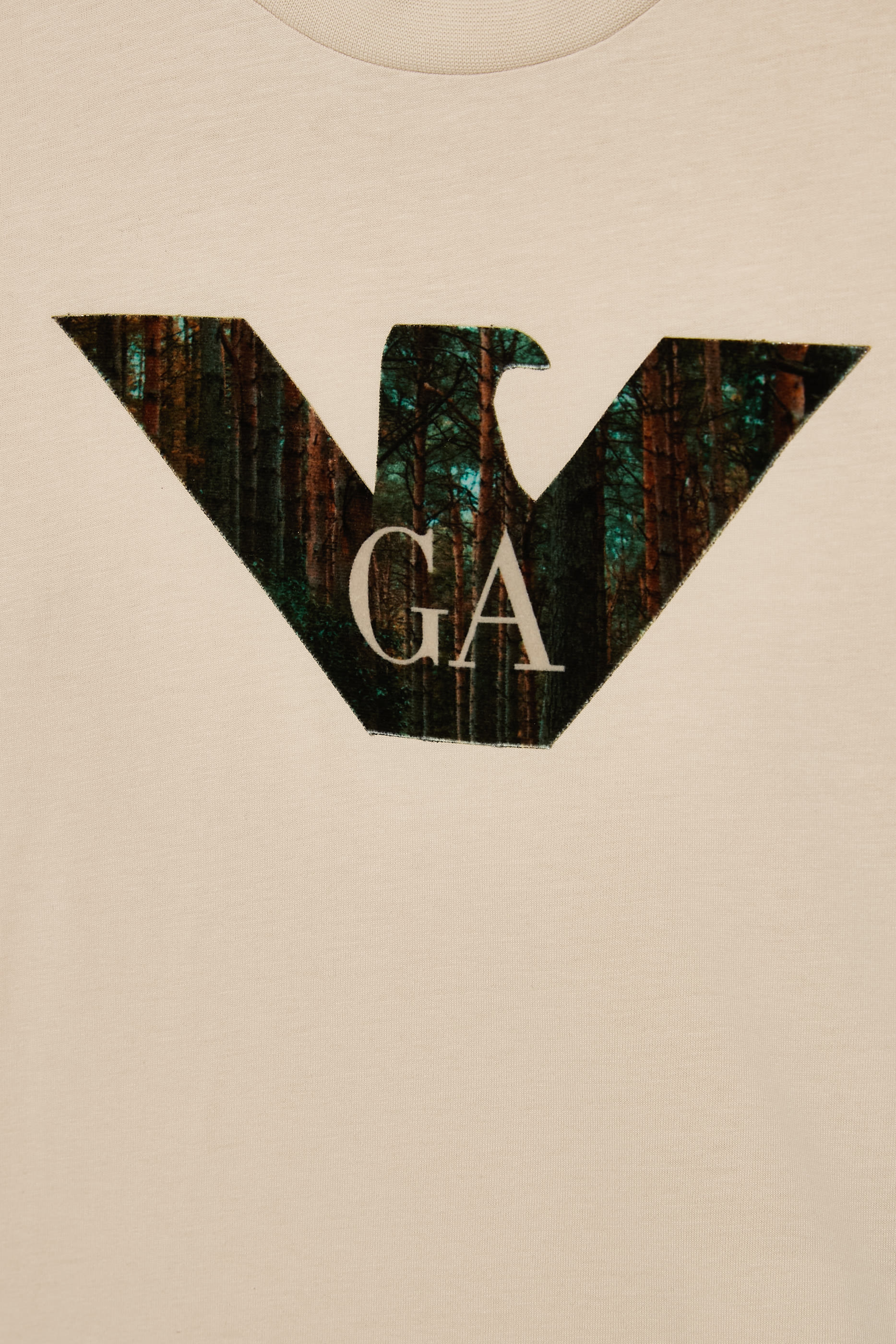 تيشيرت بطبعة شعار الماركة غرافيكية للأطفال