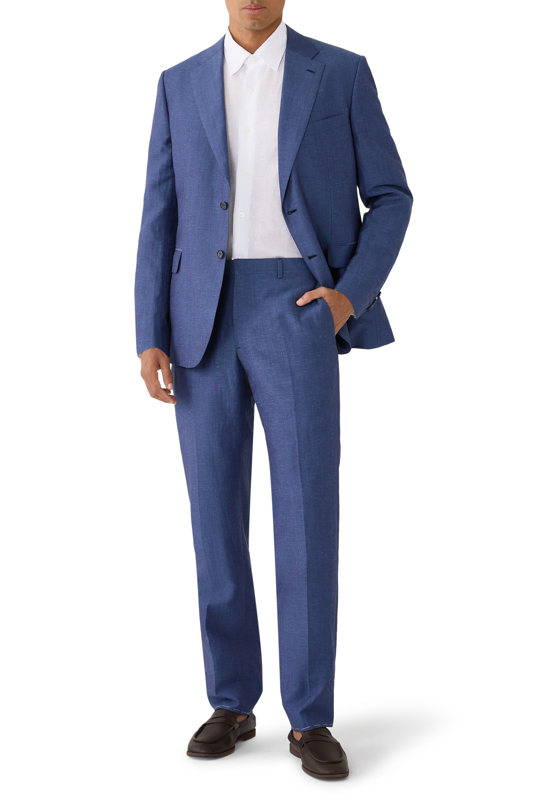 قميص بصف أزرار مخفي