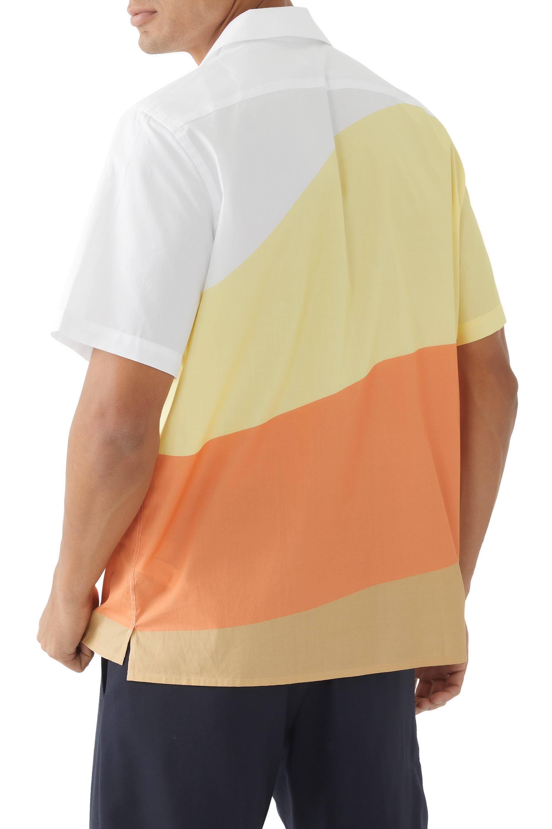 قميص بأكمام قصيرة قطن