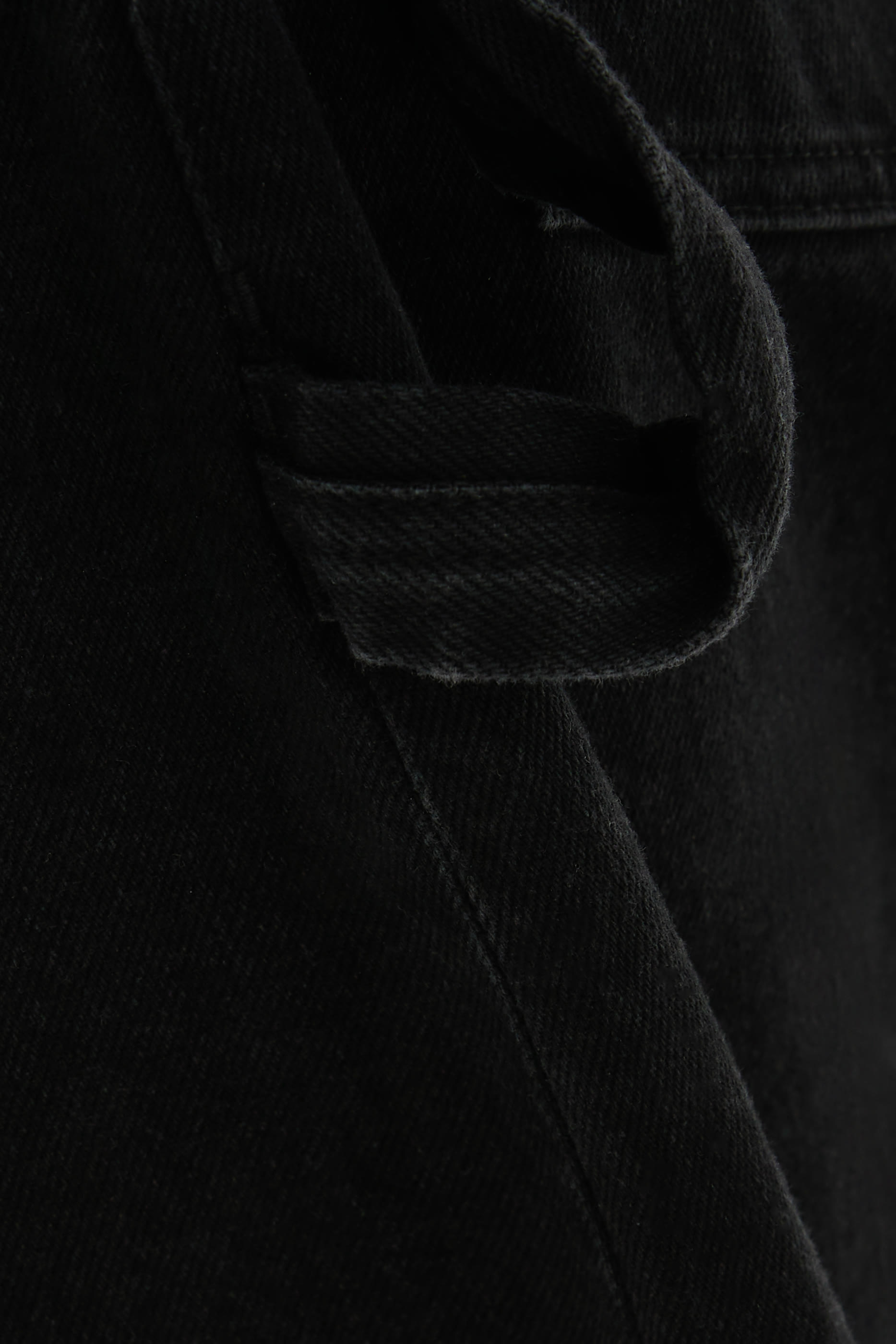 بنطال جينز بادل بقصة ساق واسعة