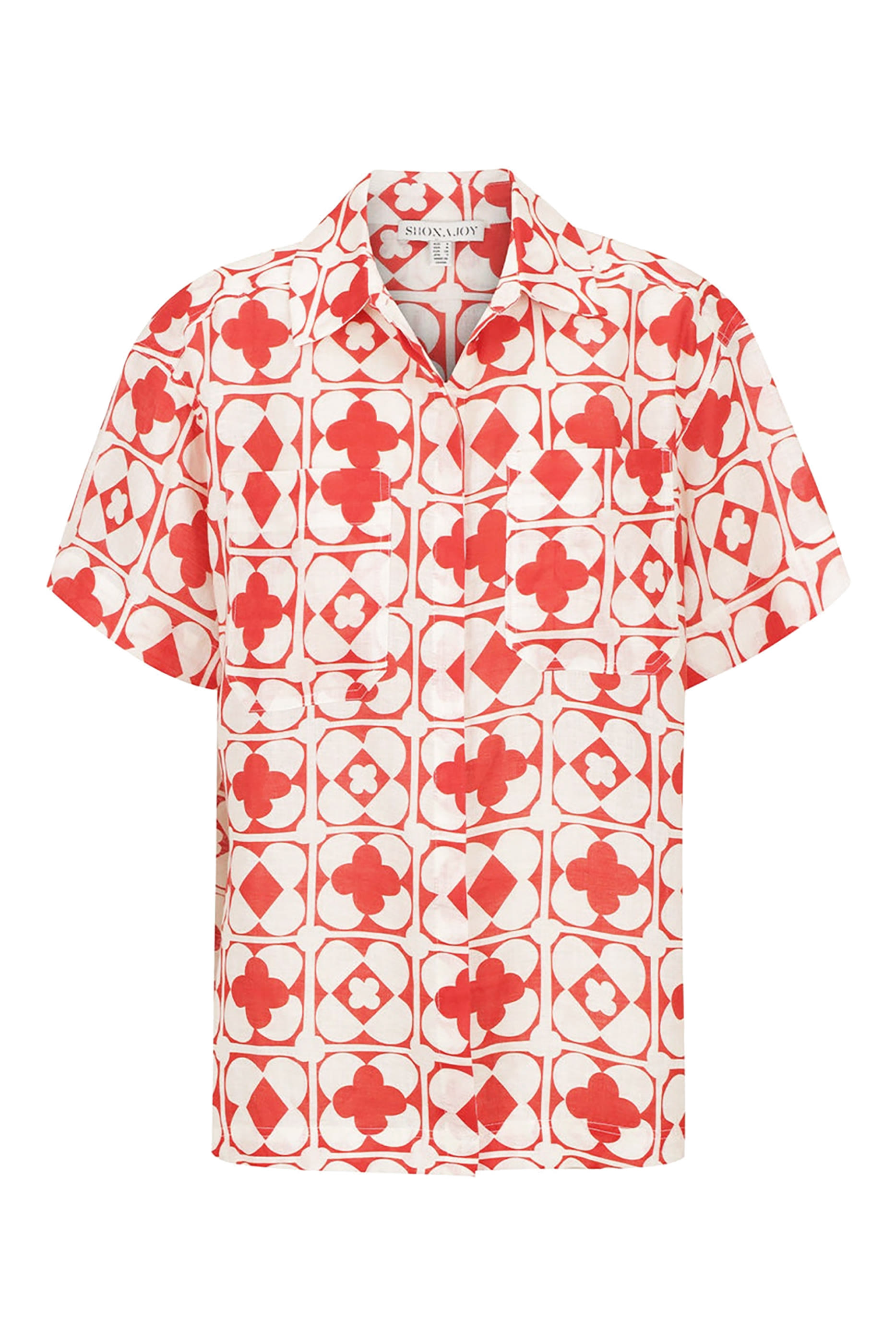 قميص بالمير بأكمام قصيرة