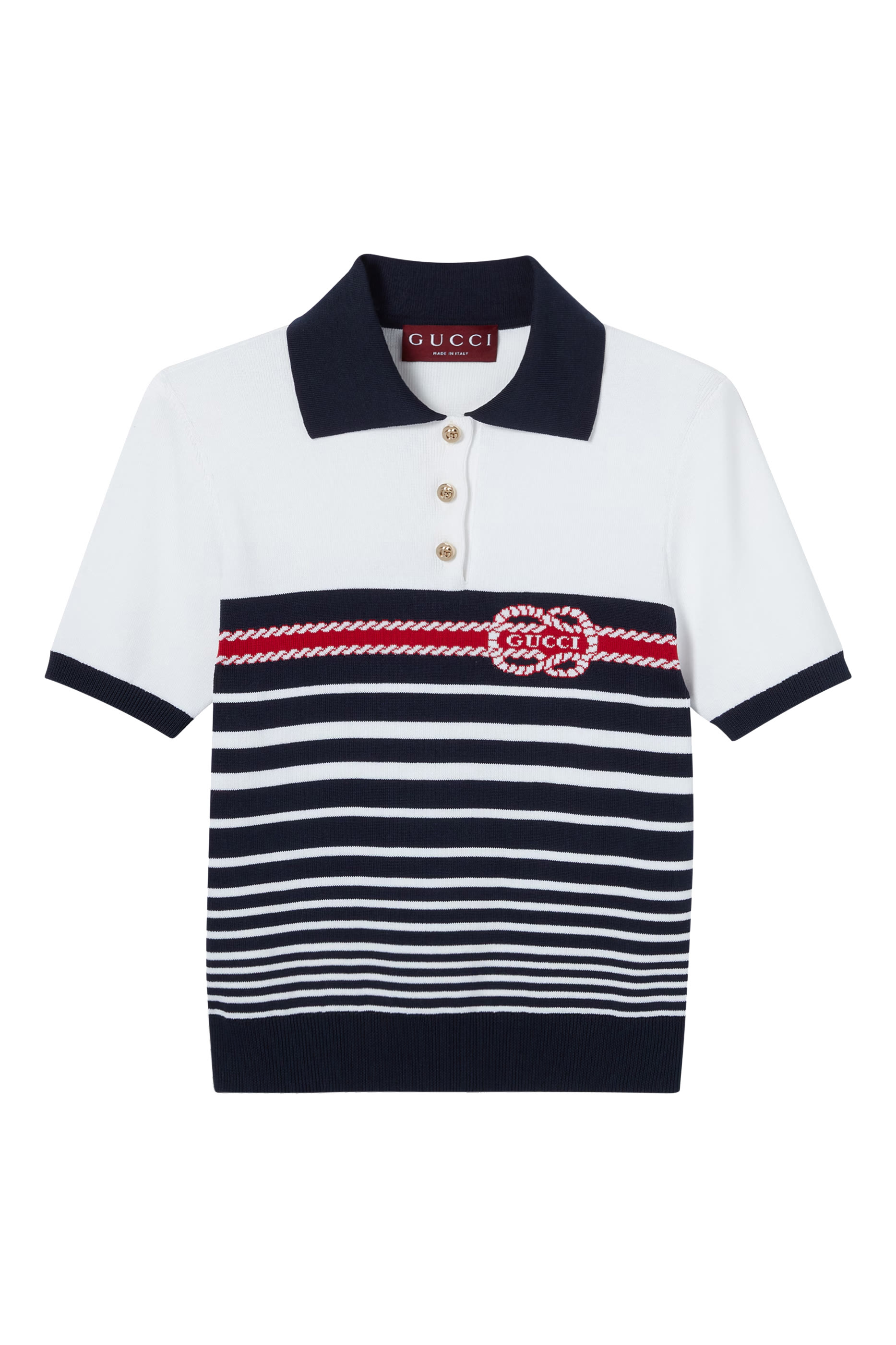 بلوزة بولو بحياكة قطن